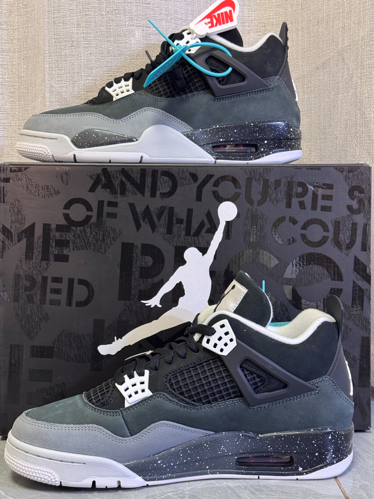 custom review-Air Jordan 4 
Fear
