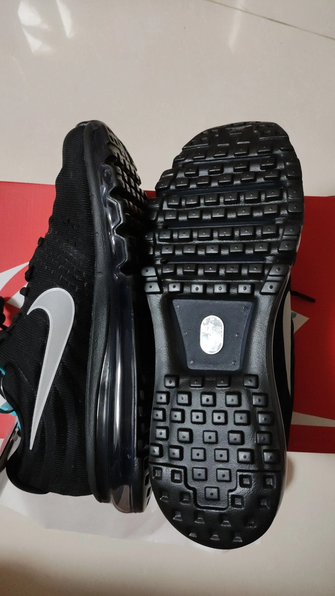 custom review-Nike Air Max 2017 Амортизация Дышащий И Устойчивый Дизайн Низкий Топ Повседневные Беговые кроссовки Мужские Черные