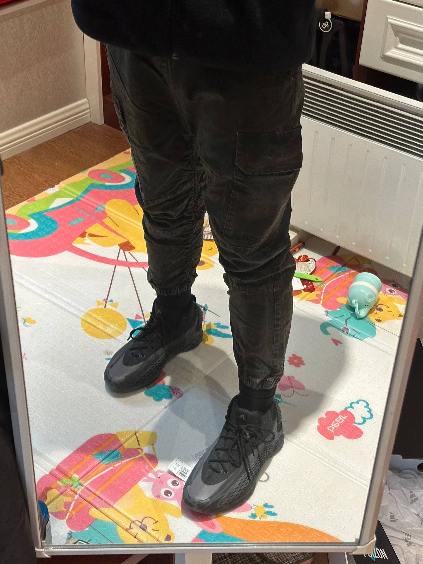 custom review-Adidas A.E. 1 MID Топ Баскетбольные кроссовки Мужской Черный Серый