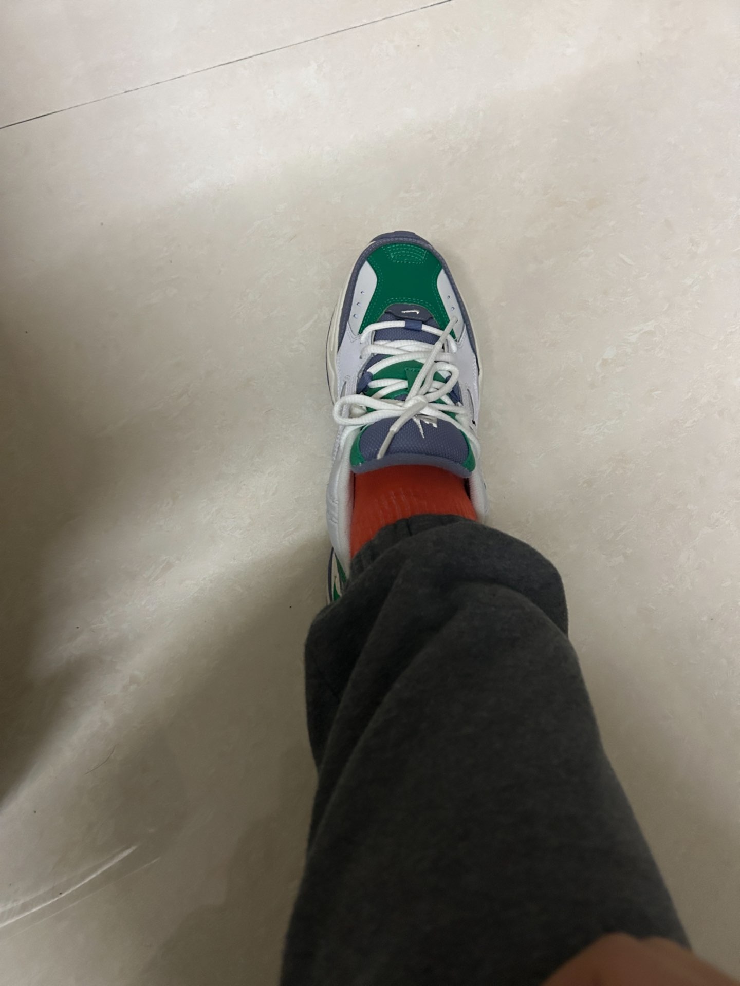 custom review-Nike M2K Tekno Low Топ Толстая подошва Кроссовки Унисекс Серый Зеленый