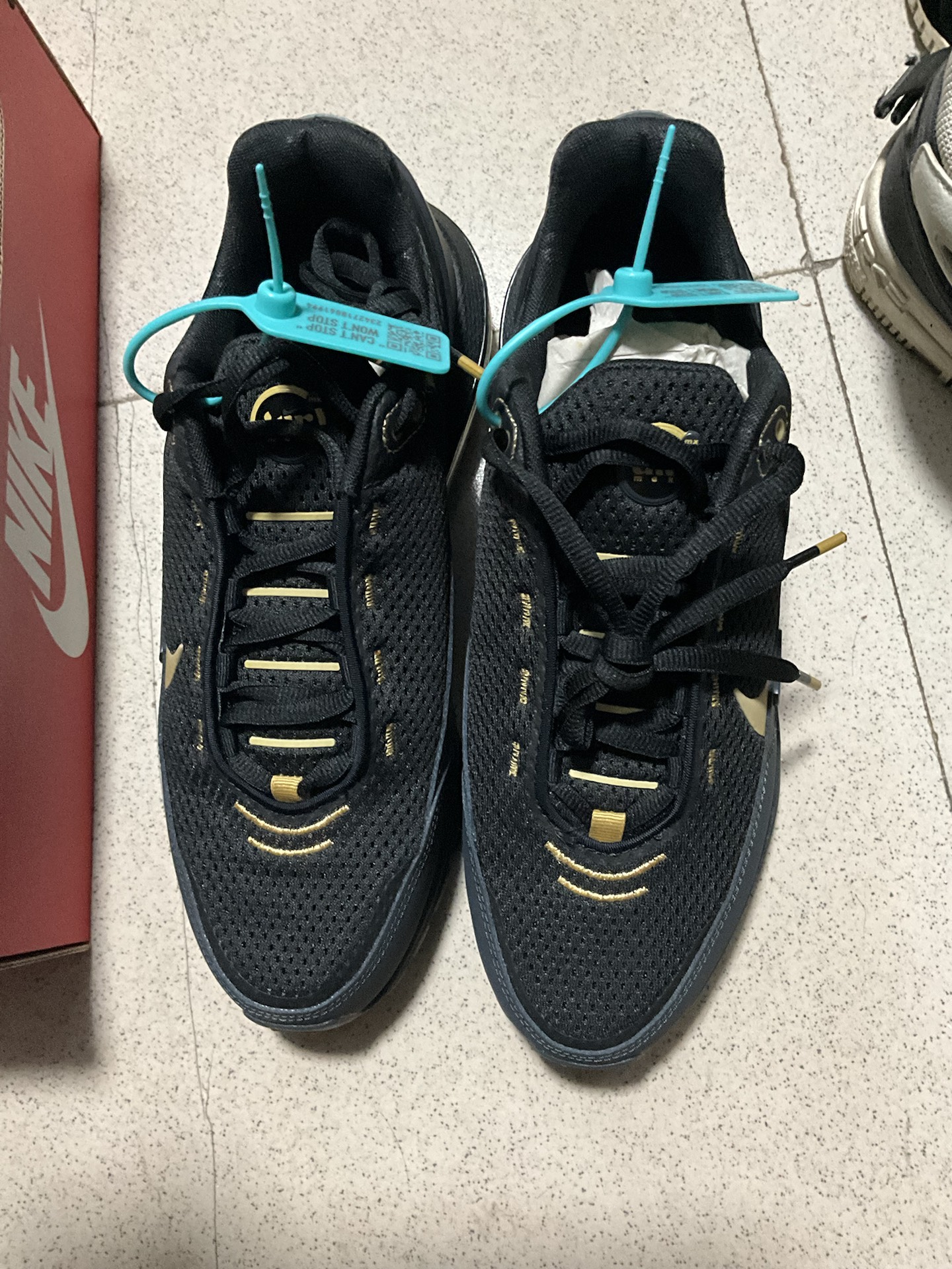 custom review-Nike Air Max Impuls Устойчивый к истиранию Низкий Топ Повседневная обувь Мужская Черная