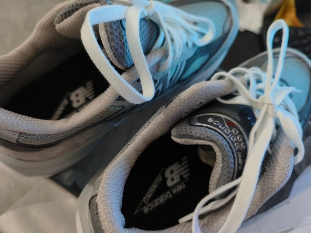 custom review-New Balance NB 990 V6 Амортизация и Дышащий Низкий Топ Повседневные Городские Кроссовки для Коммутирования и Беговые Кроссовки Мужские Серые