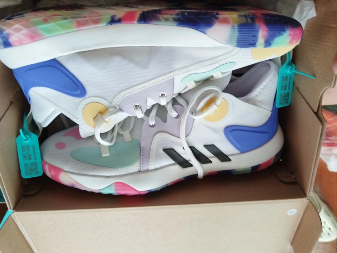 custom review-Adidas Harden Stepback 2 MID Топ Bounce Баскетбольные кроссовки Мужские Белый Синий