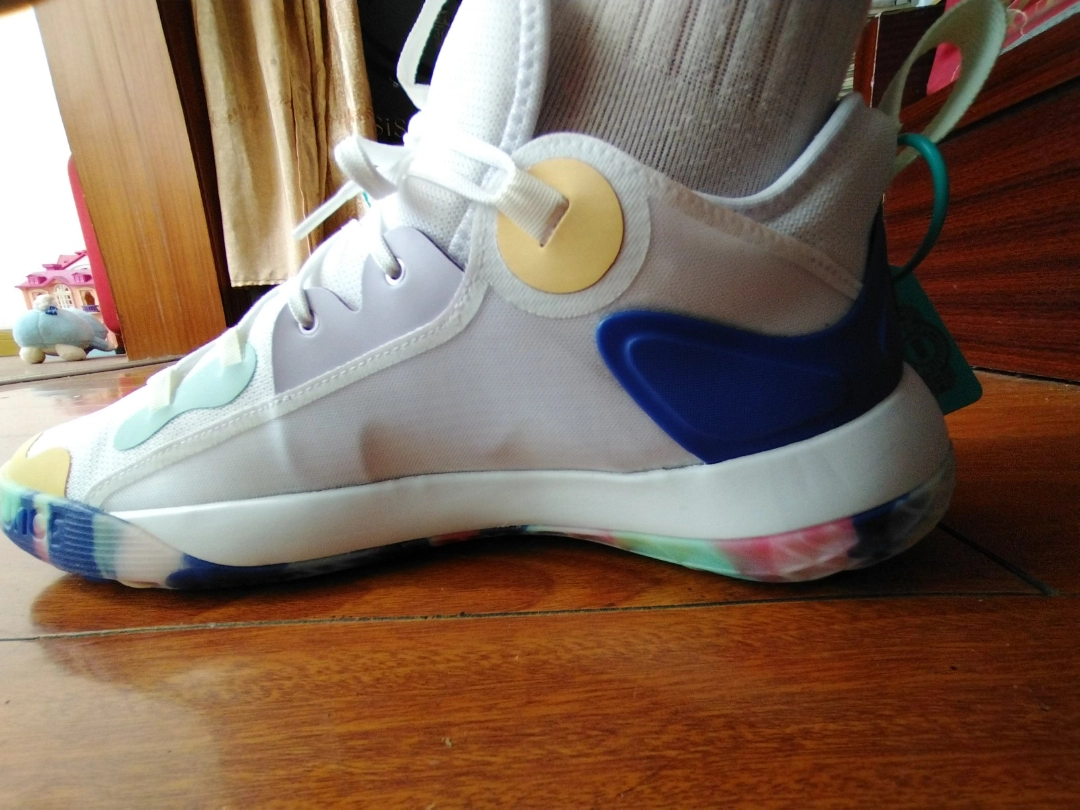 custom review-Adidas Harden Stepback 2 MID Топ Bounce Баскетбольные кроссовки Мужские Белый Синий