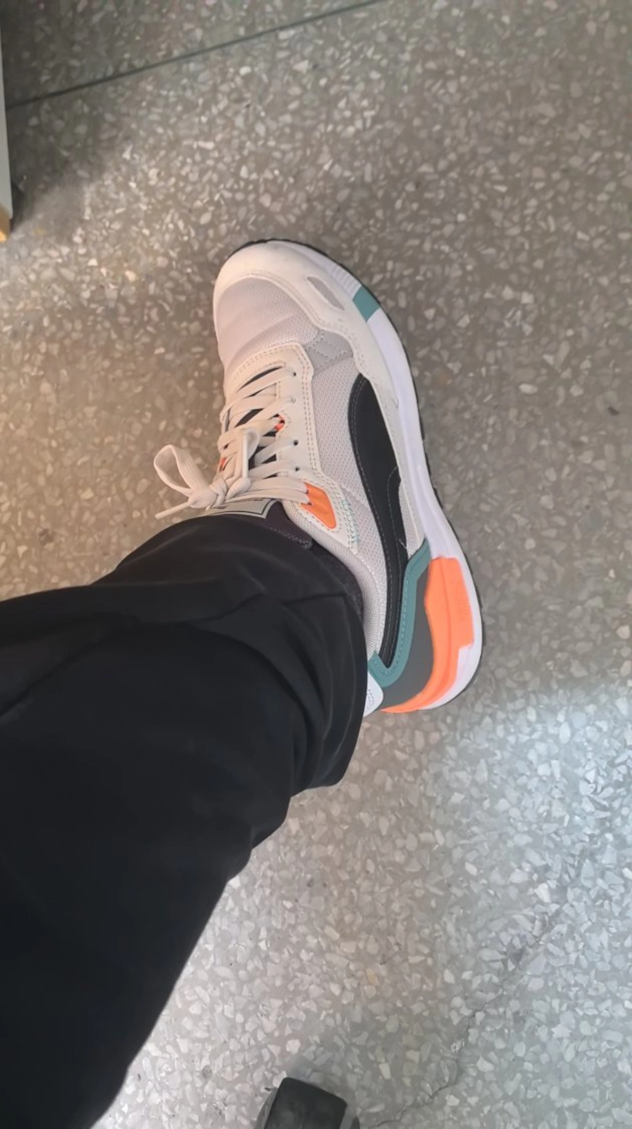 custom review-PUMA Graviton Tera Амортизация Устойчивость к истиранию Легкий Низкий Топ Casual Унисекс Черный Серый Оранжевый