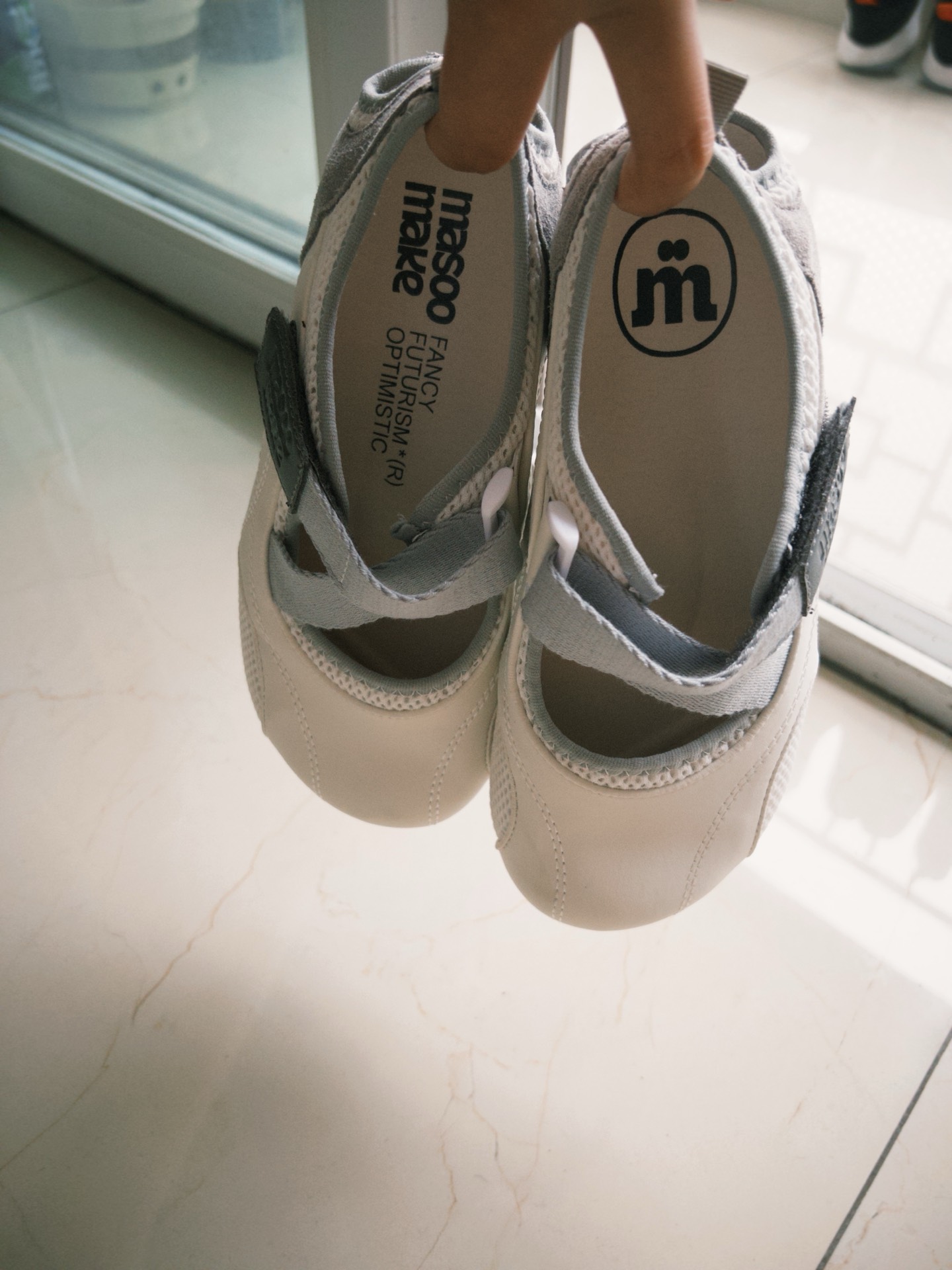 custom review-MASOOMAKE Puff Collection Сетчатая ткань Женские повседневные туфли Тонкие и без объема Женские