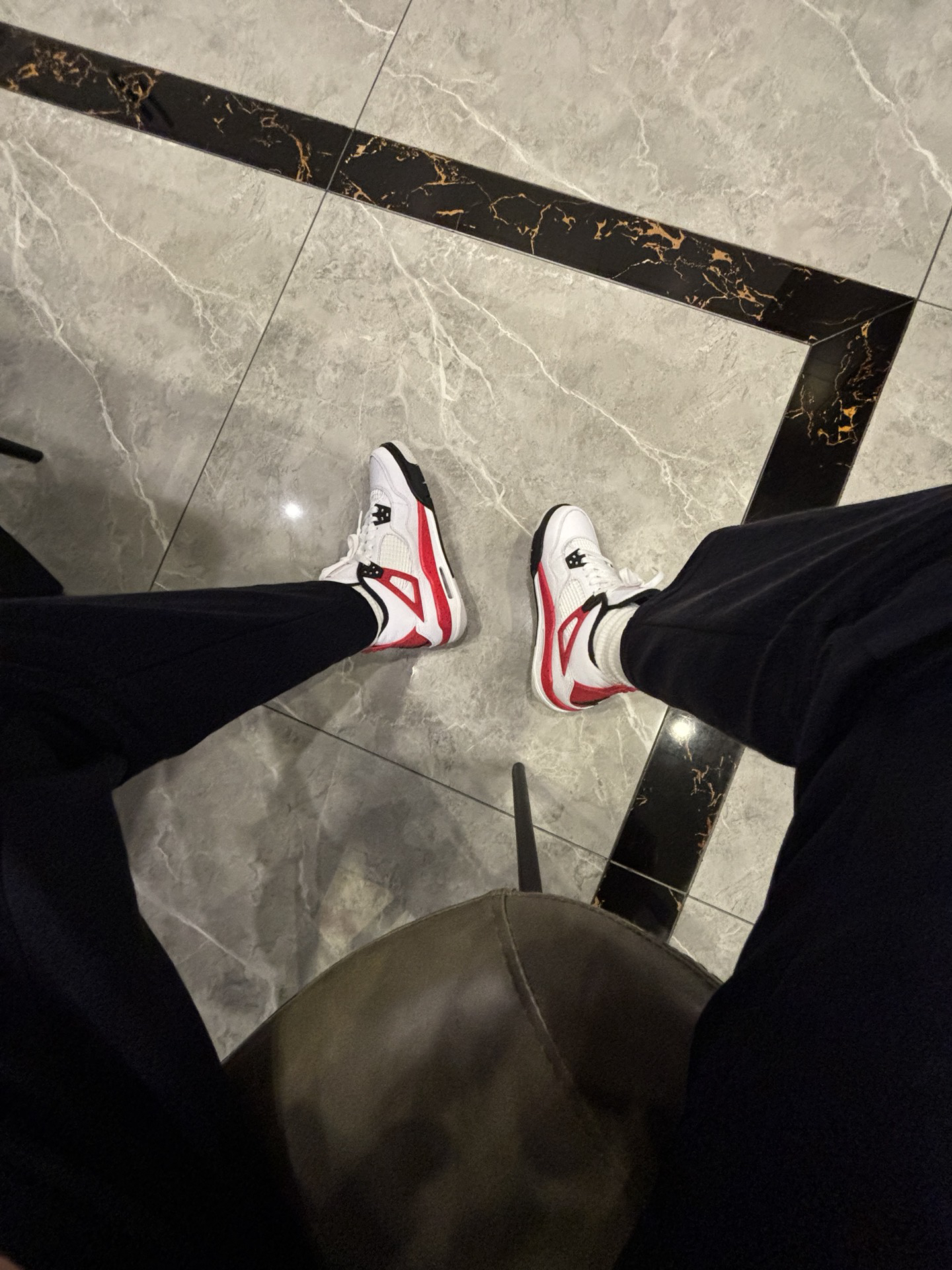 custom review-Jordan 4 Retro Red Cement GS