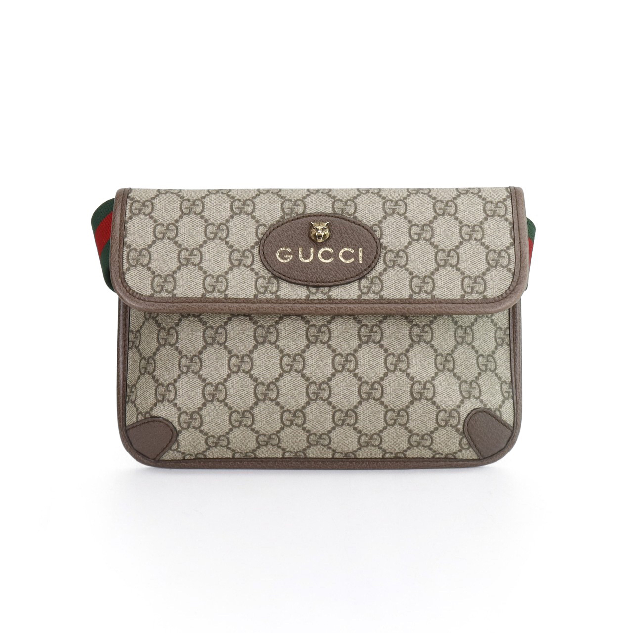 经典复古gucci虎头腰包单肩斜挎胸包