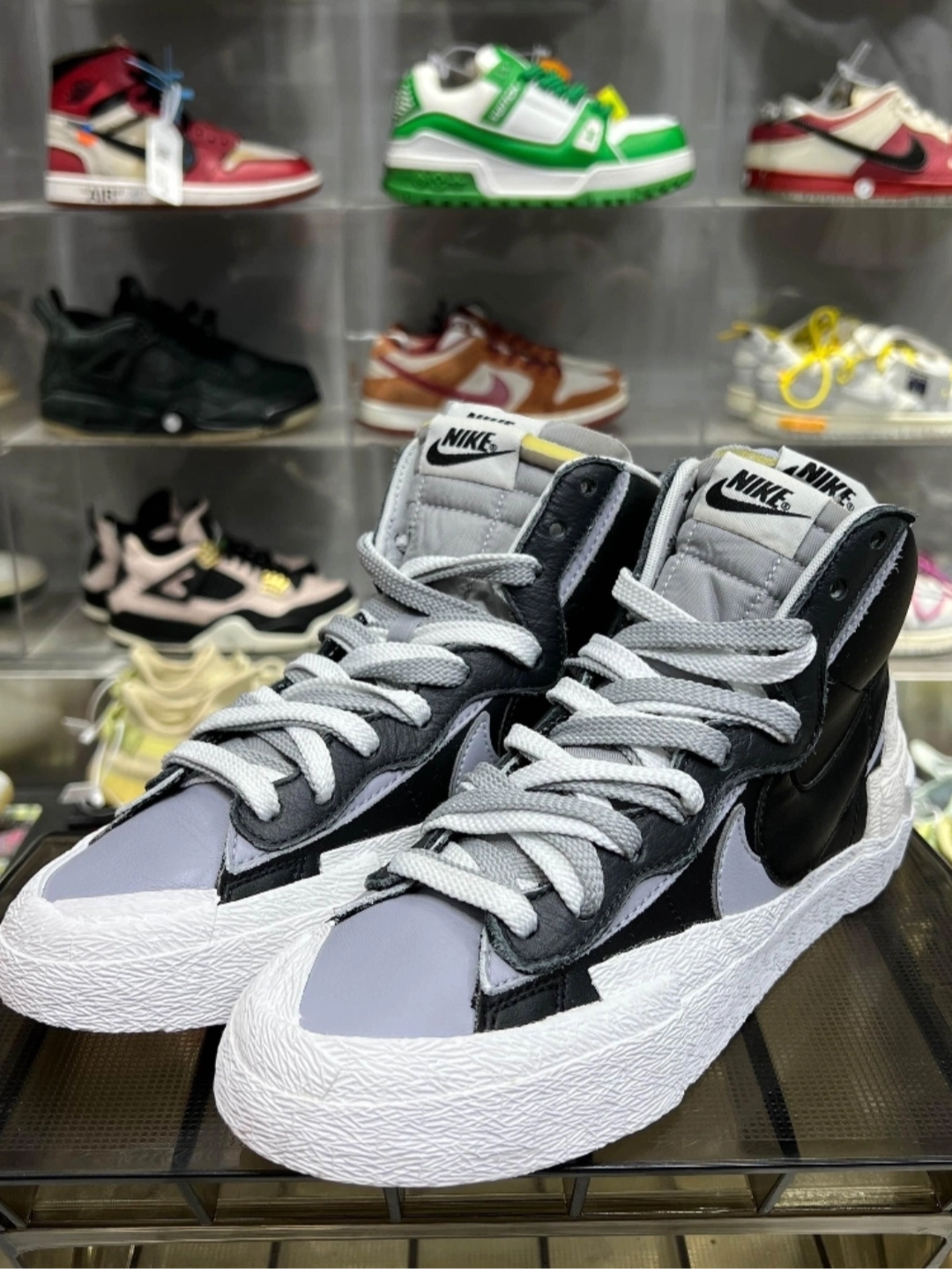 sacai 联名 nike 高帮板鞋