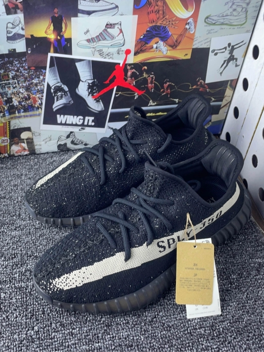 yeezy350 黑白奥利奥