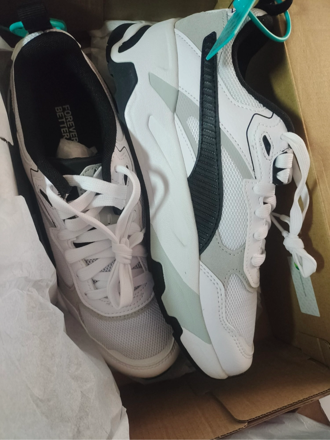 custom review-PUMA Trinity Collection Низкий Топ Casual Унисекс Черный Белый