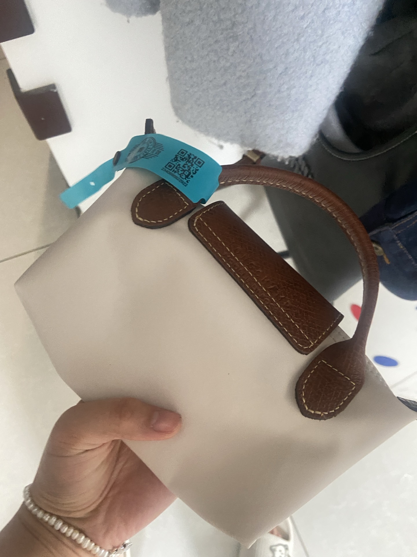 custom review-LONGCHAMP Le Pliage Пельменная Сумка Стандартная Женская Бежевая