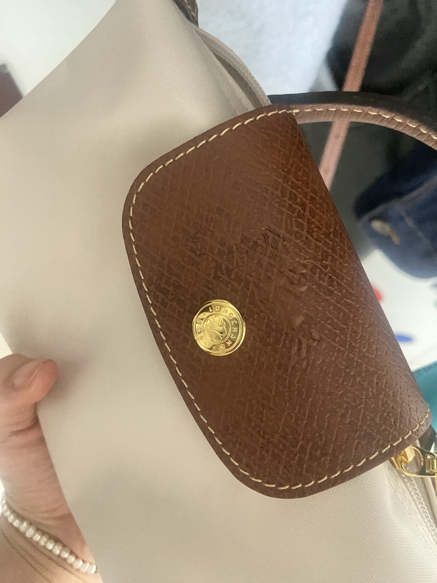 custom review-LONGCHAMP Le Pliage Пельменная Сумка Стандартная Женская Бежевая