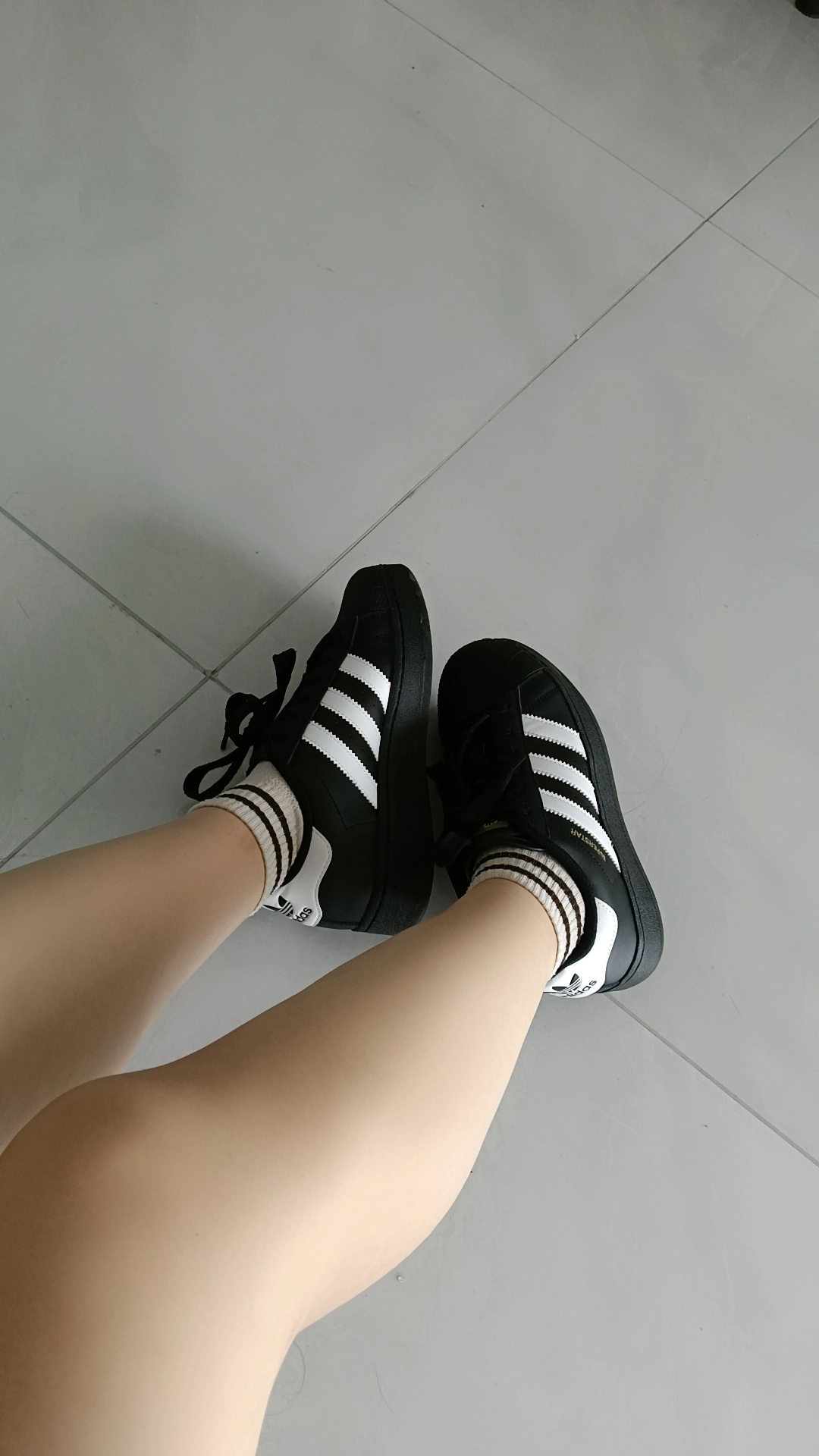 custom review-adidas originals Superstar Black White