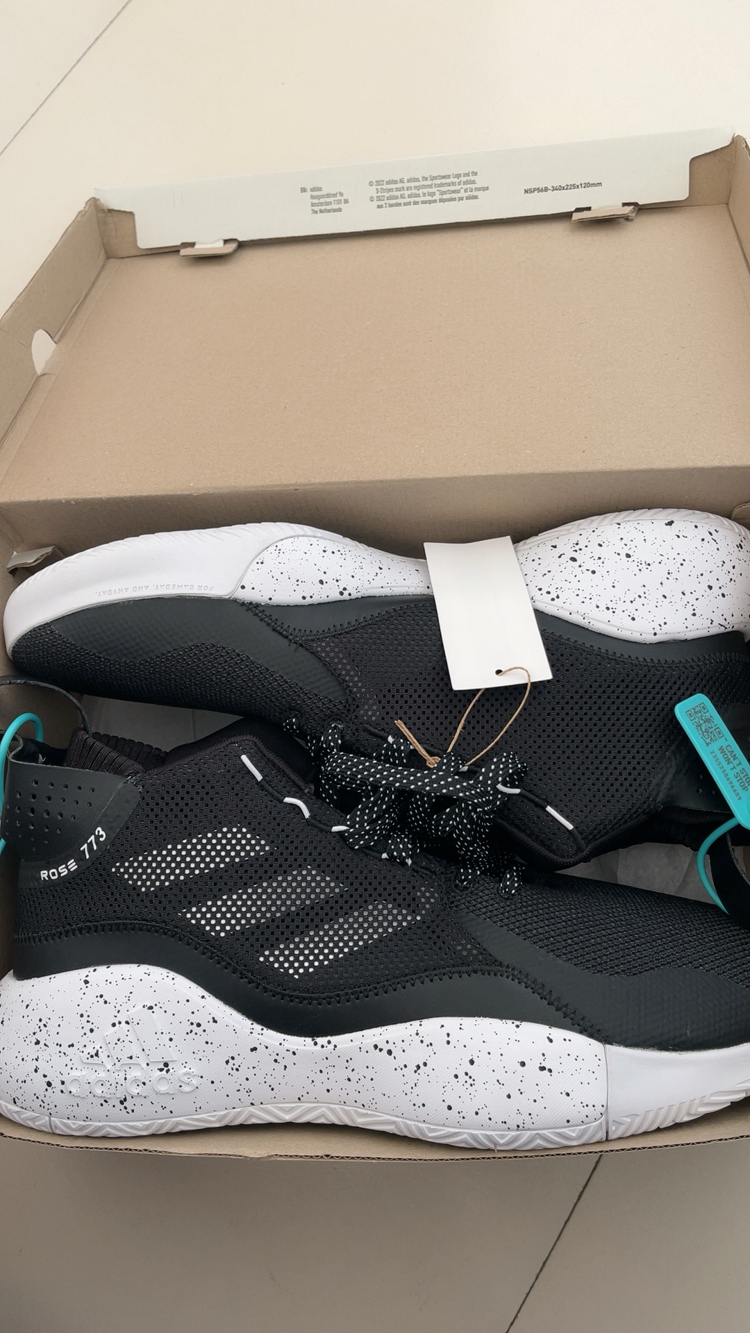 custom review-Adidas D Rose 773 Slip-Resistant Wa Дышащий MID Баскетбольные кроссовки Мужской Черный