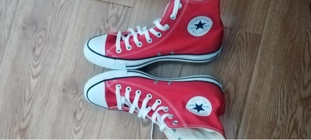 custom review-Конверс All Star Легкий Высокий Топ Кеды Унисекс Китайский Красный