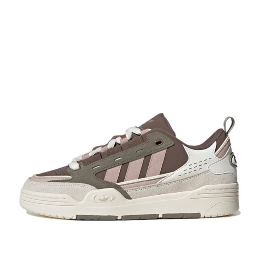 custom review-Adidas Originals Adi2000 Slip Резистентный к истиранию Низкий топ Скейтборд Кроссовки Унисекс Коричневый Белый