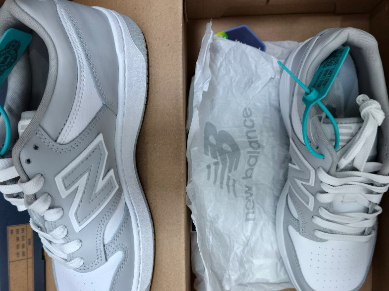 custom review-New Balance NB 480 Амортизация Износостойкие Низкие Кроссовки для скейтбординга Мужские Белые