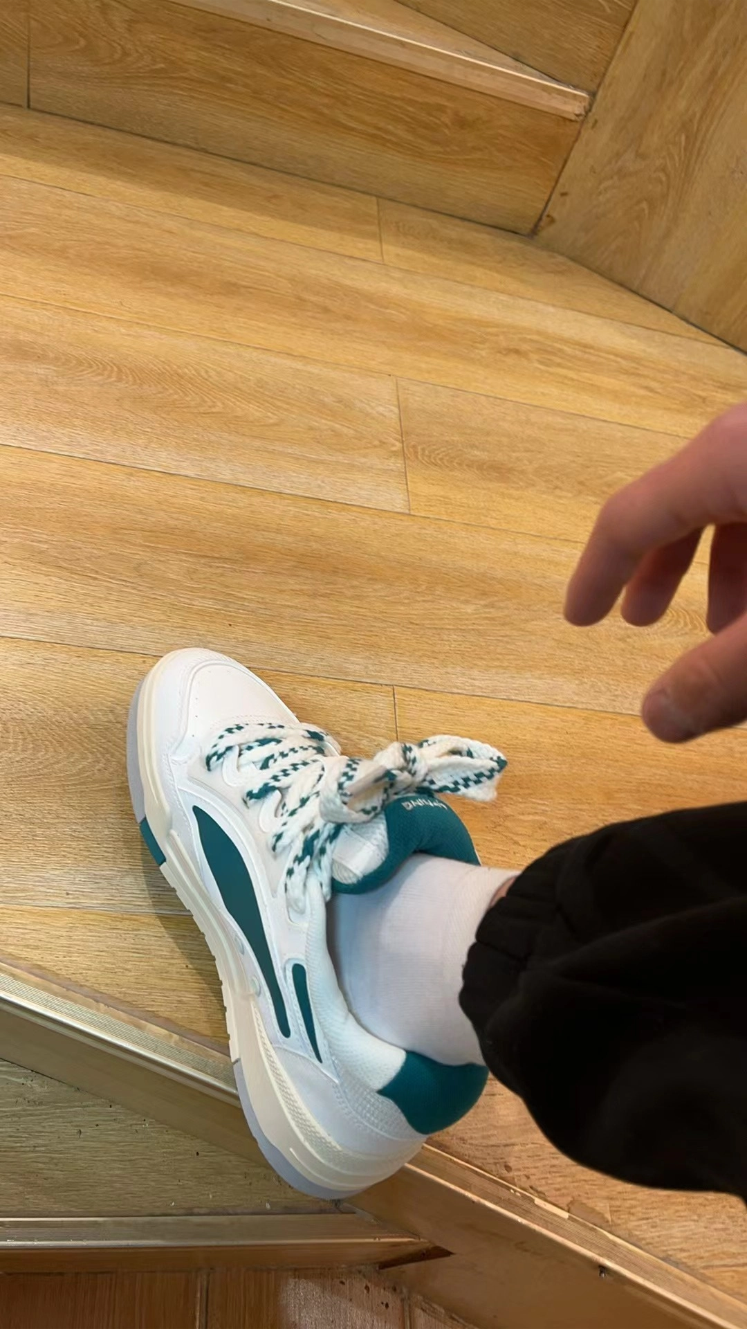 custom review-LiNing Journey V2 Slip-resistant Abrasion-resistant Lightweight Low-Top Skateboard Shoes Men's White Azure Green