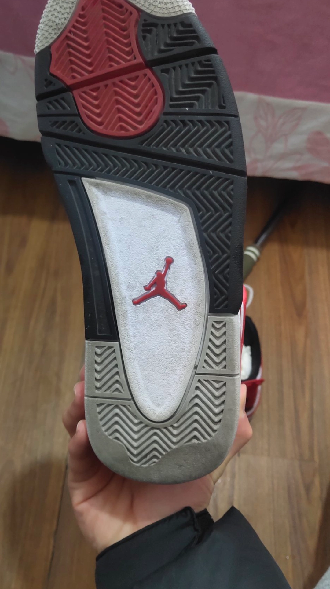 custom review-Jordan 4 Retro Red Cement GS