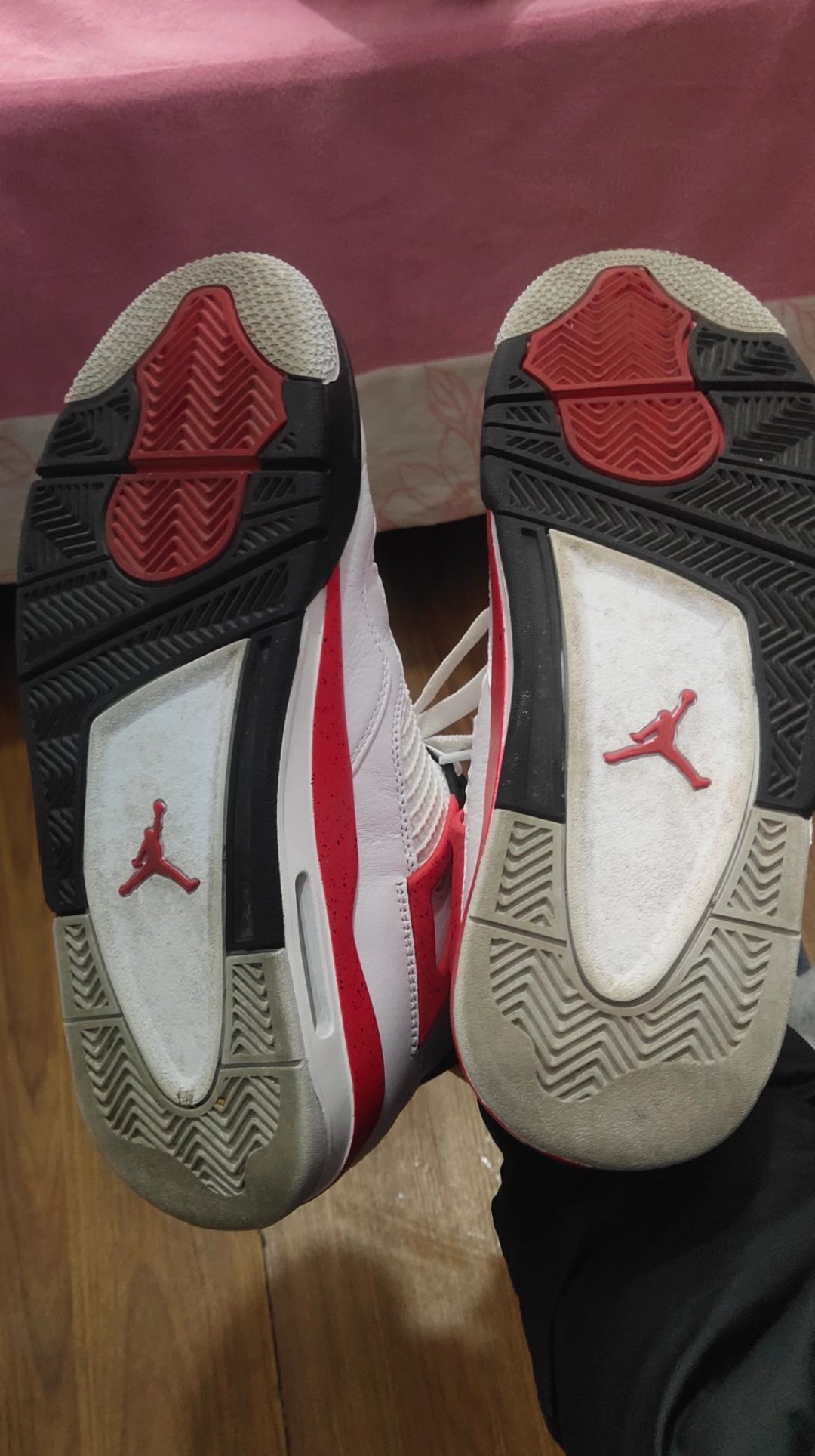 custom review-Jordan 4 Retro Red Cement GS