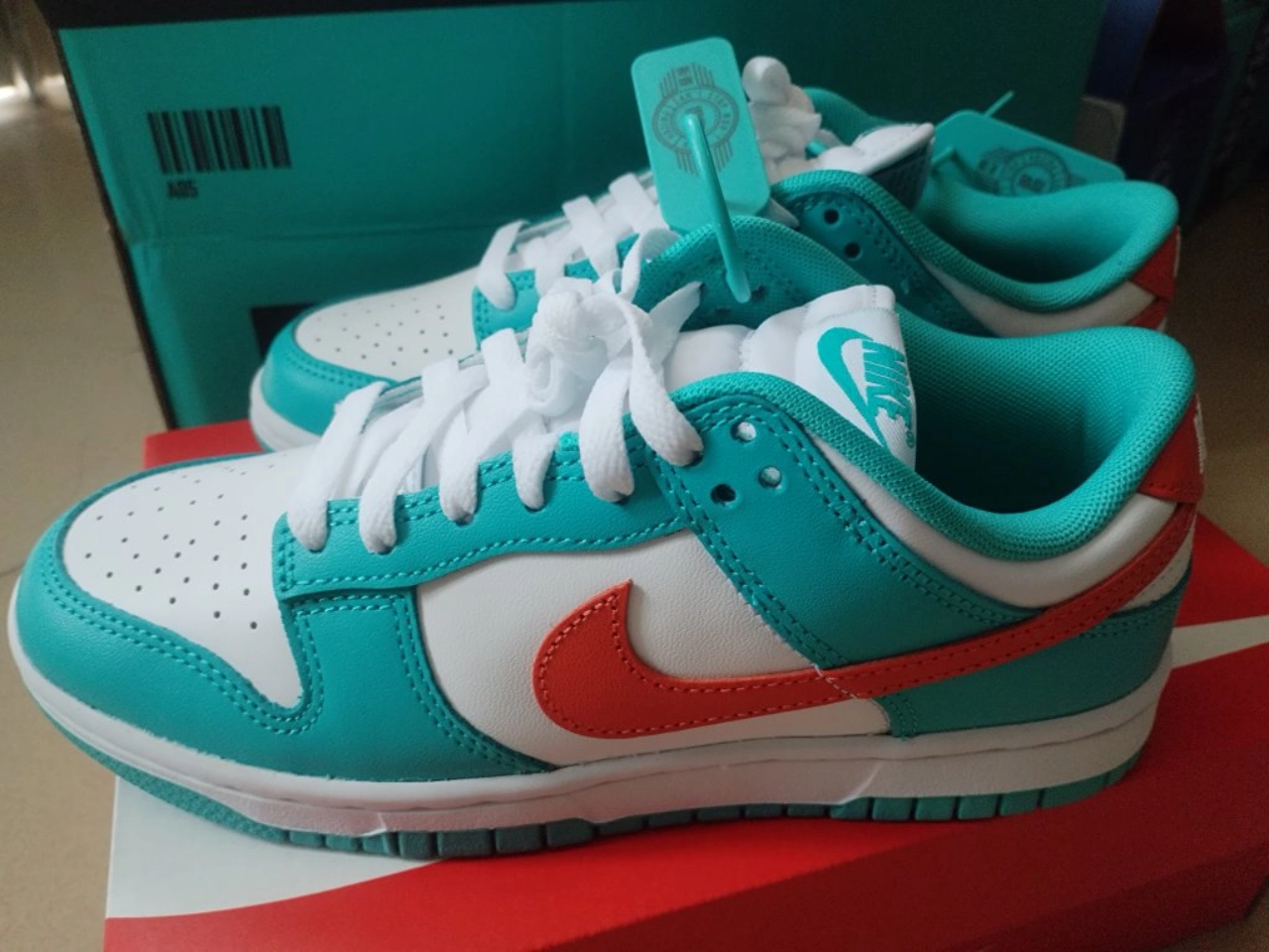 custom review-Nike Dunk Low "Miami Dolphins"