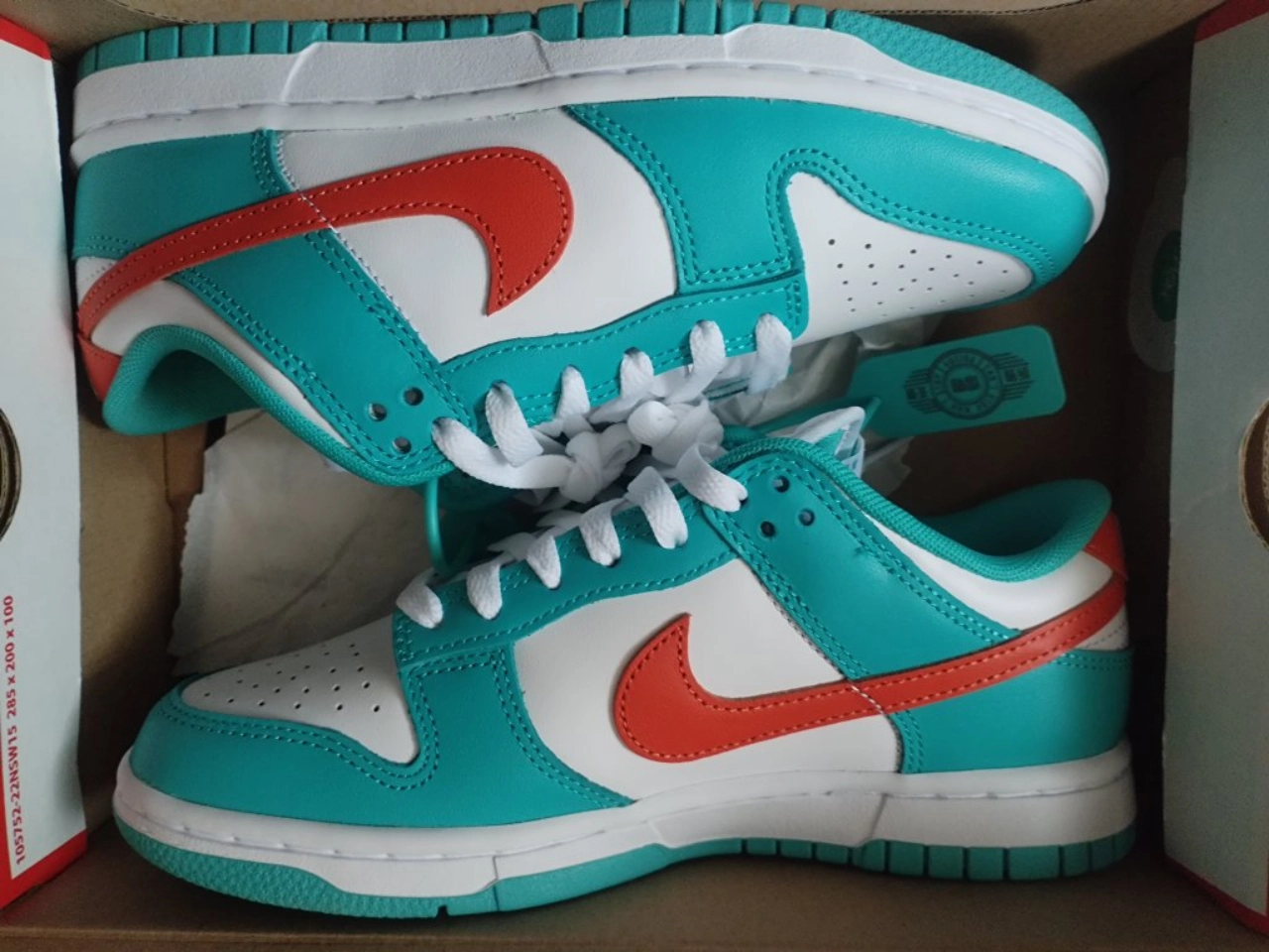 custom review-Nike Dunk Low "Miami Dolphins"