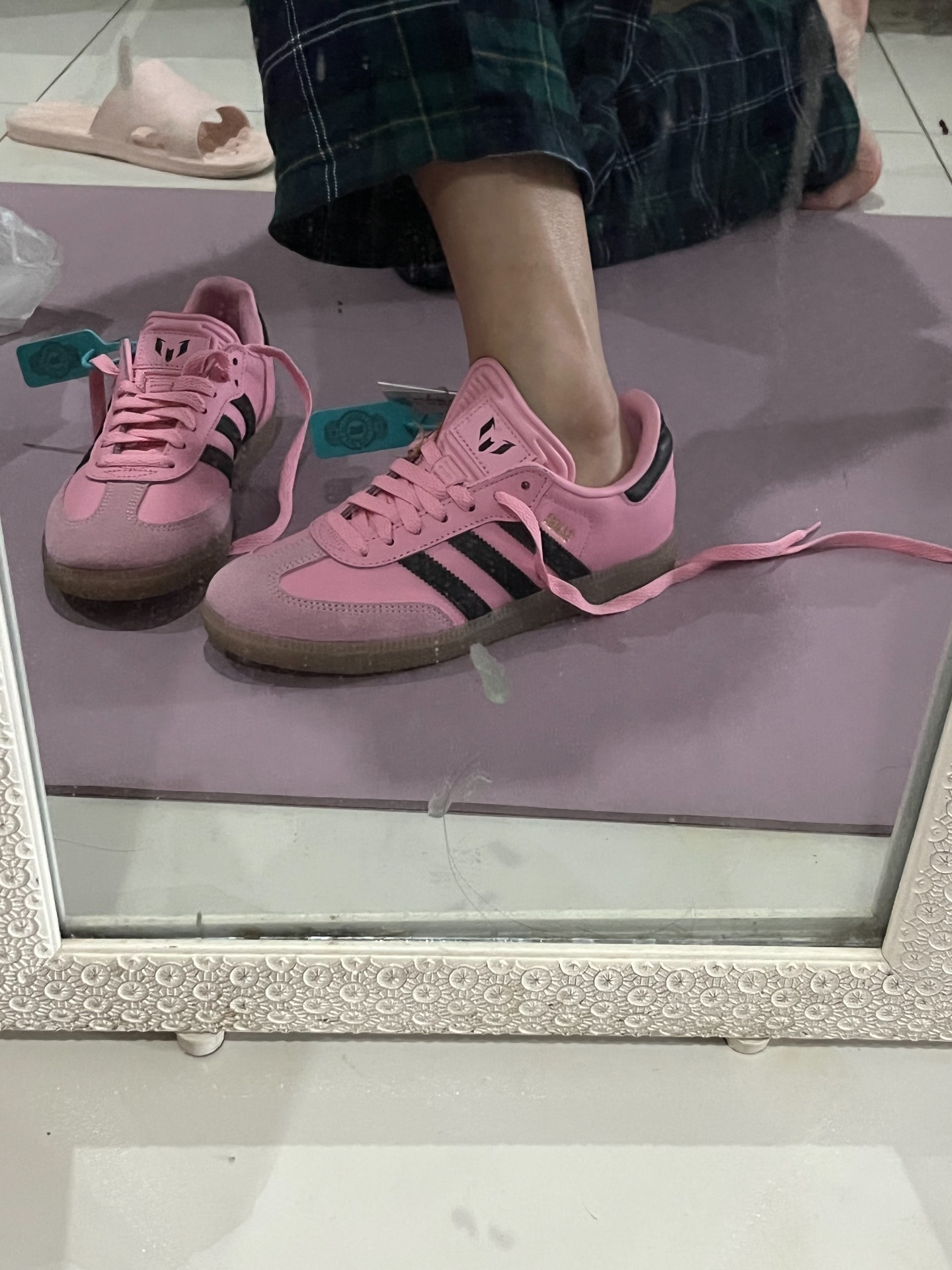 custom review-INTER MIAMI CF x Adidas Originals Samba Low Скейтборд Кроссовки Мужские Розовые