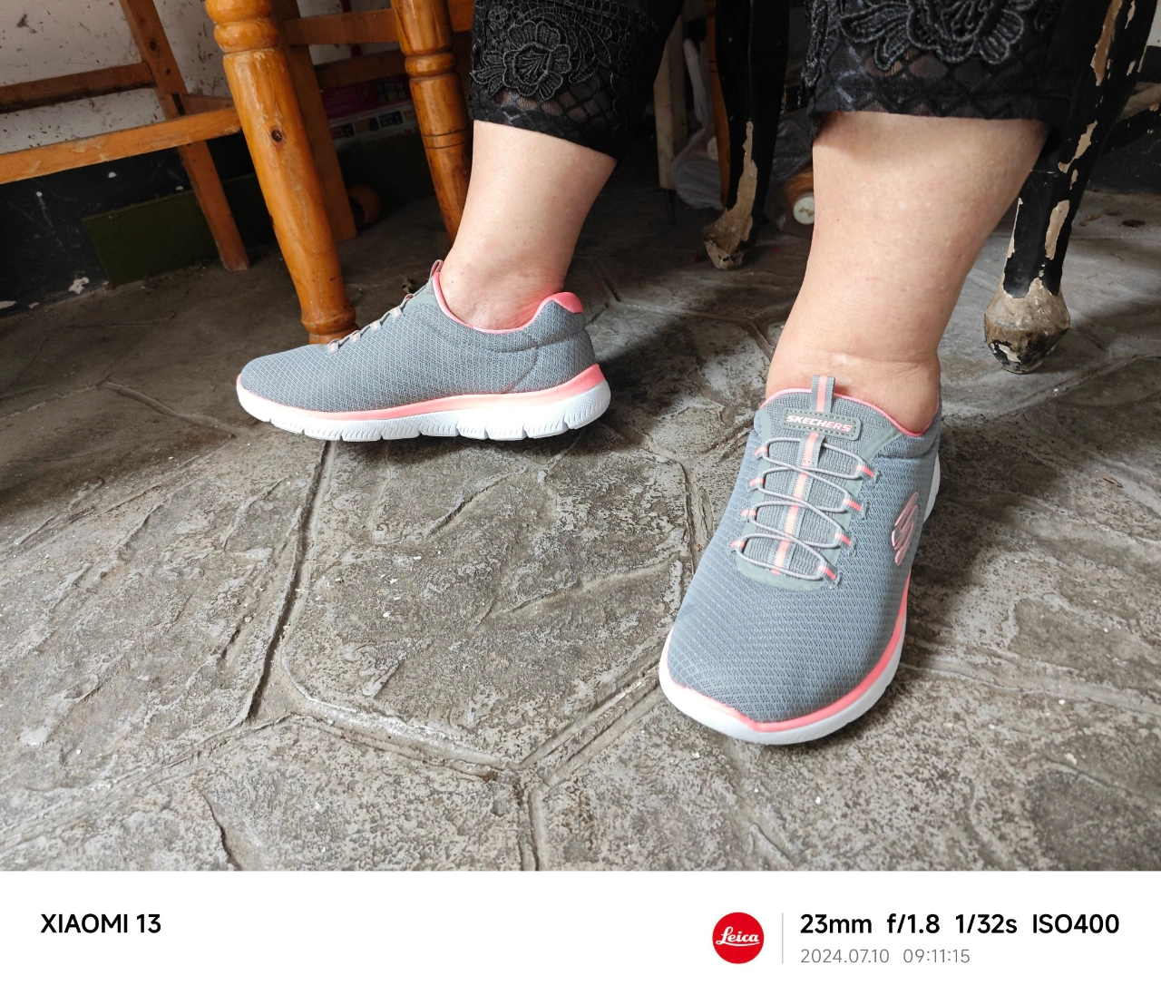 custom review-Skechers Summits Амортизация Износостойкие Низкие Беговые Кроссовки Женские Серый Розовый