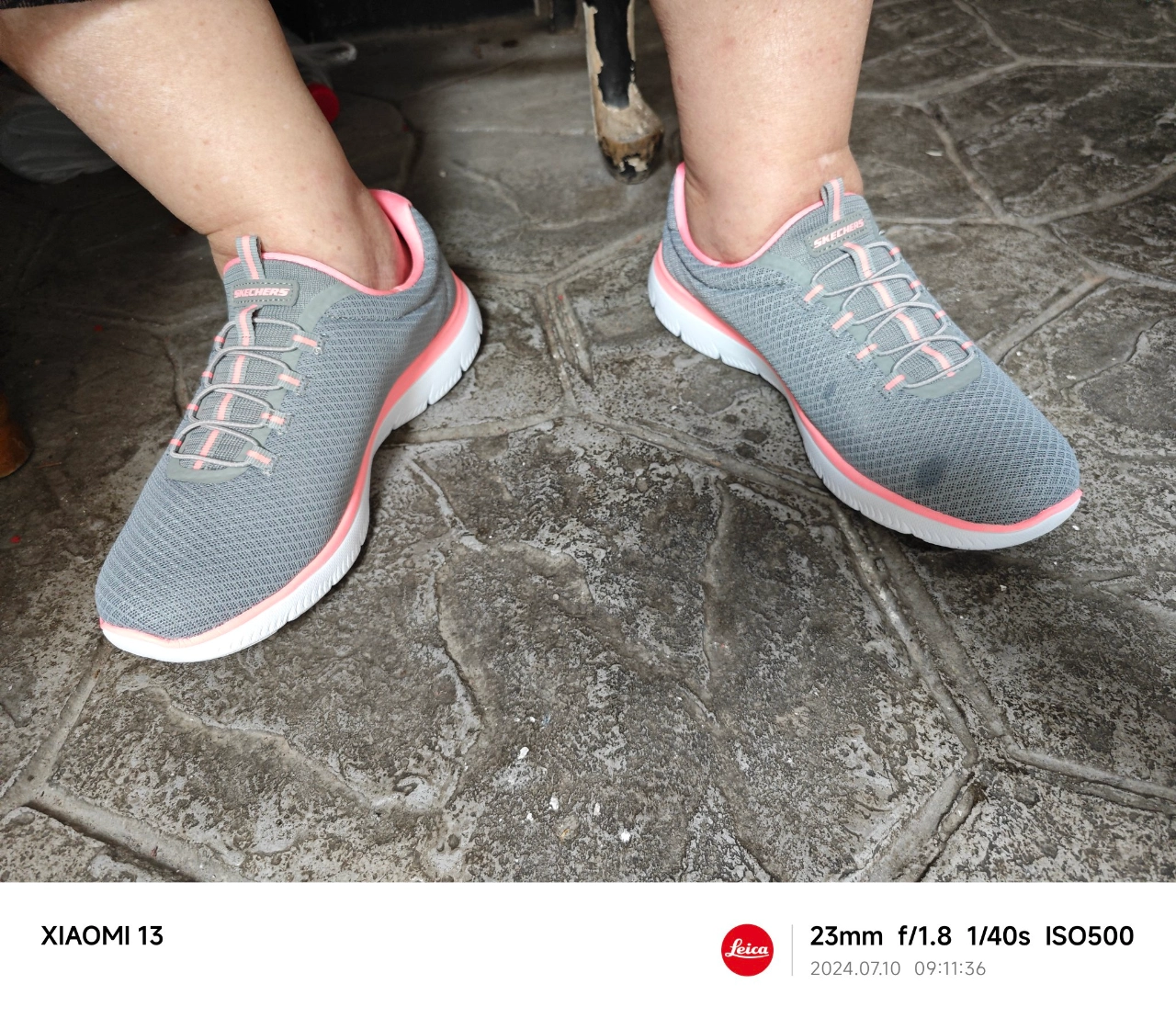 custom review-Skechers Summits Амортизация Износостойкие Низкие Беговые Кроссовки Женские Серый Розовый