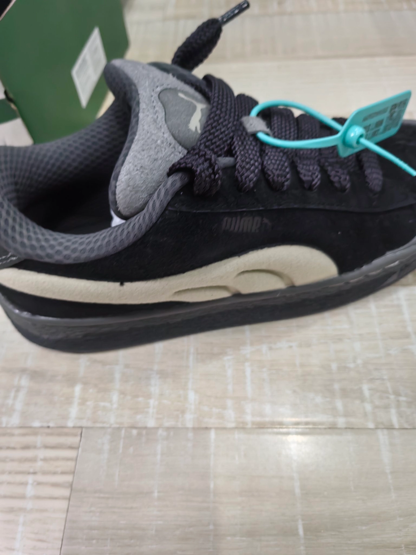 custom review-PUMA Suede XL Low Топ Кроссовки для тенниса Унисекс Черный