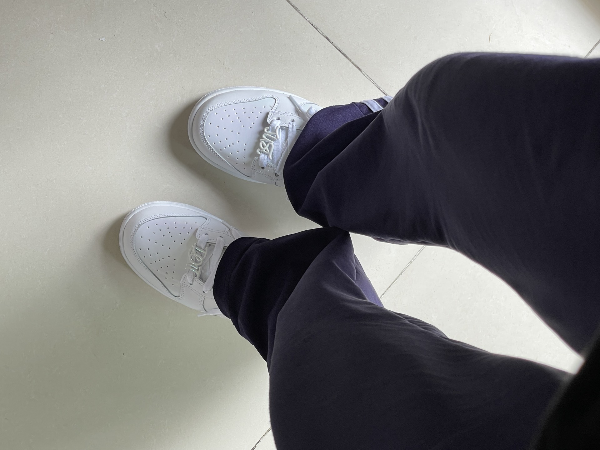 custom review-NIKE Dunk SE Противоскользящий Амортизация Устойчивый к истиранию Дышащий Низкий Топ Скейтбординг Кроссовки Женские Белые