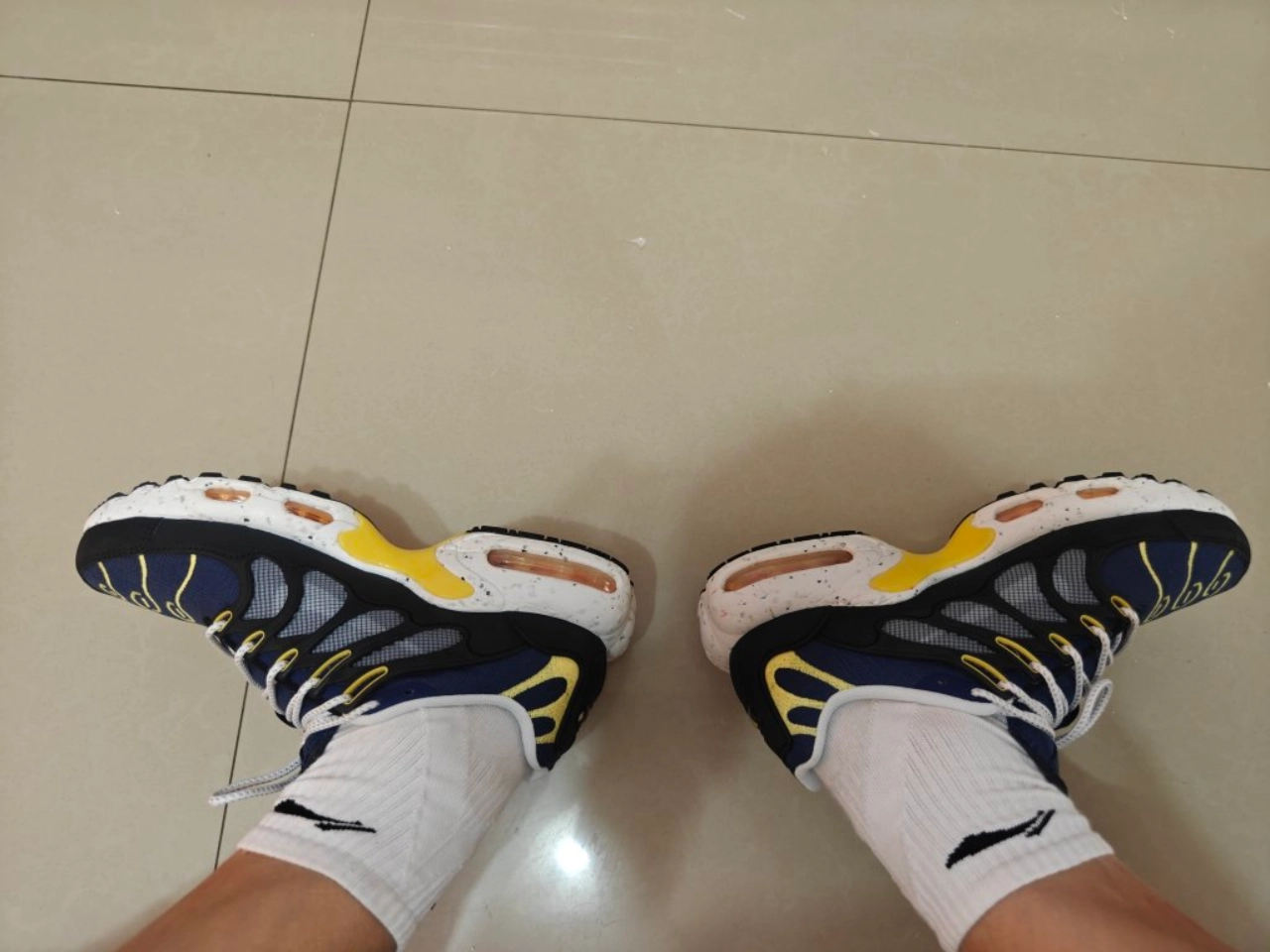 custom review-Nike Air Max Terrascape Plus 'Michigan' Низкий Топ Casual Мужской Темно-синий Желтый
