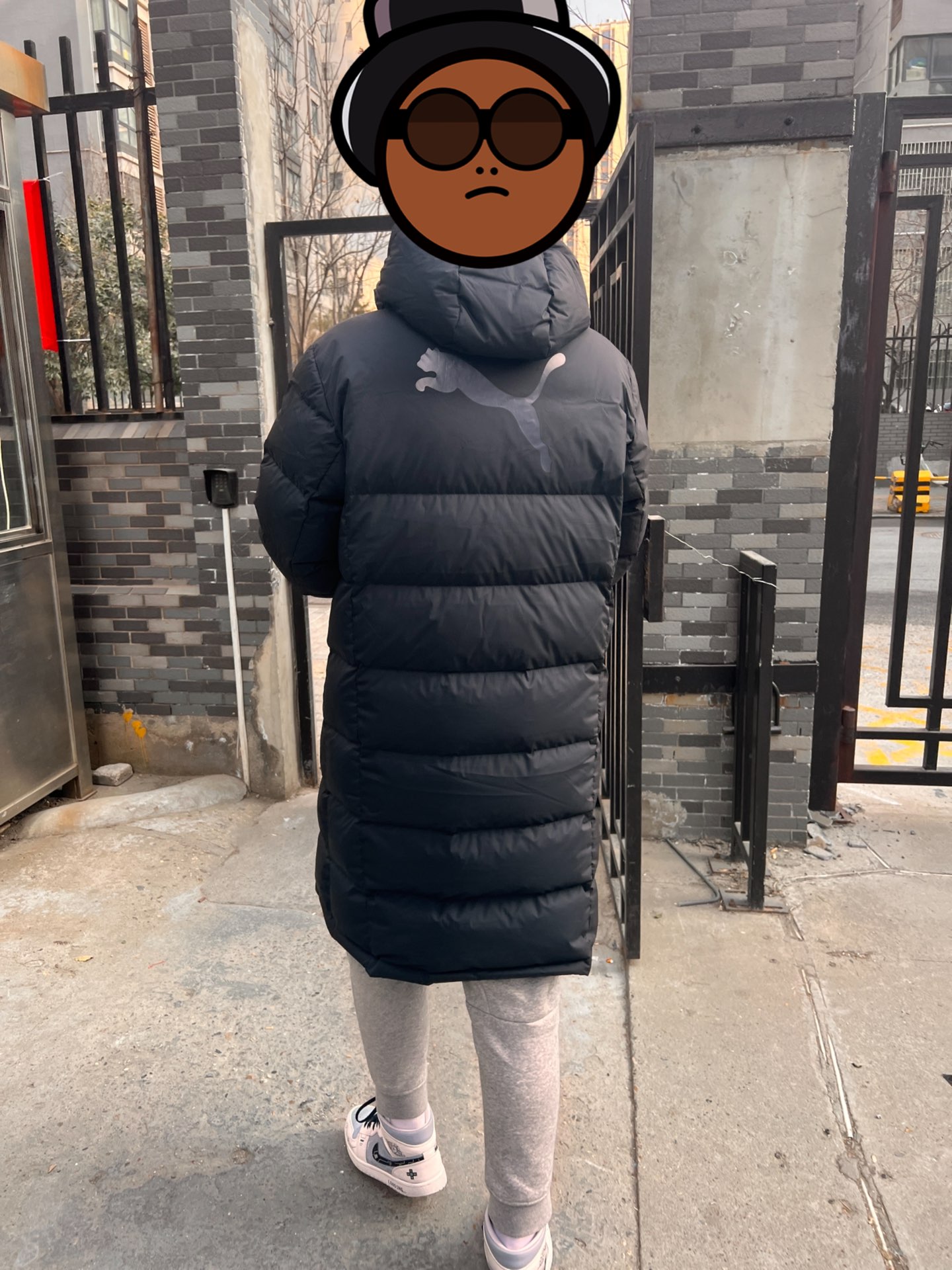 puma长款羽绒服