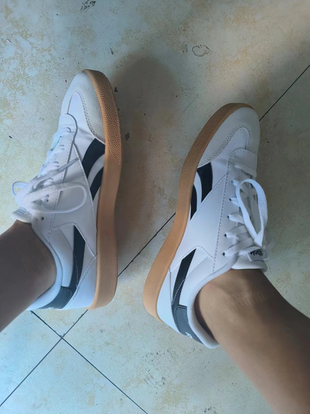 custom review-REEBOK Smash Edge S Устойчивые к истиранию низкие кроссовки для скейтбординга унисекс белые черные серые