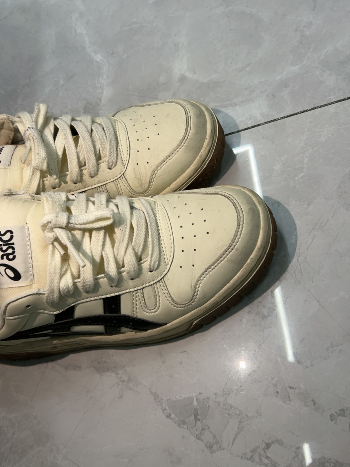 custom review-ASICS Court MZ Амортизация Поддержка Низкий Топ Скейтборд Кроссовки Унисекс Бежевый Белый Черный