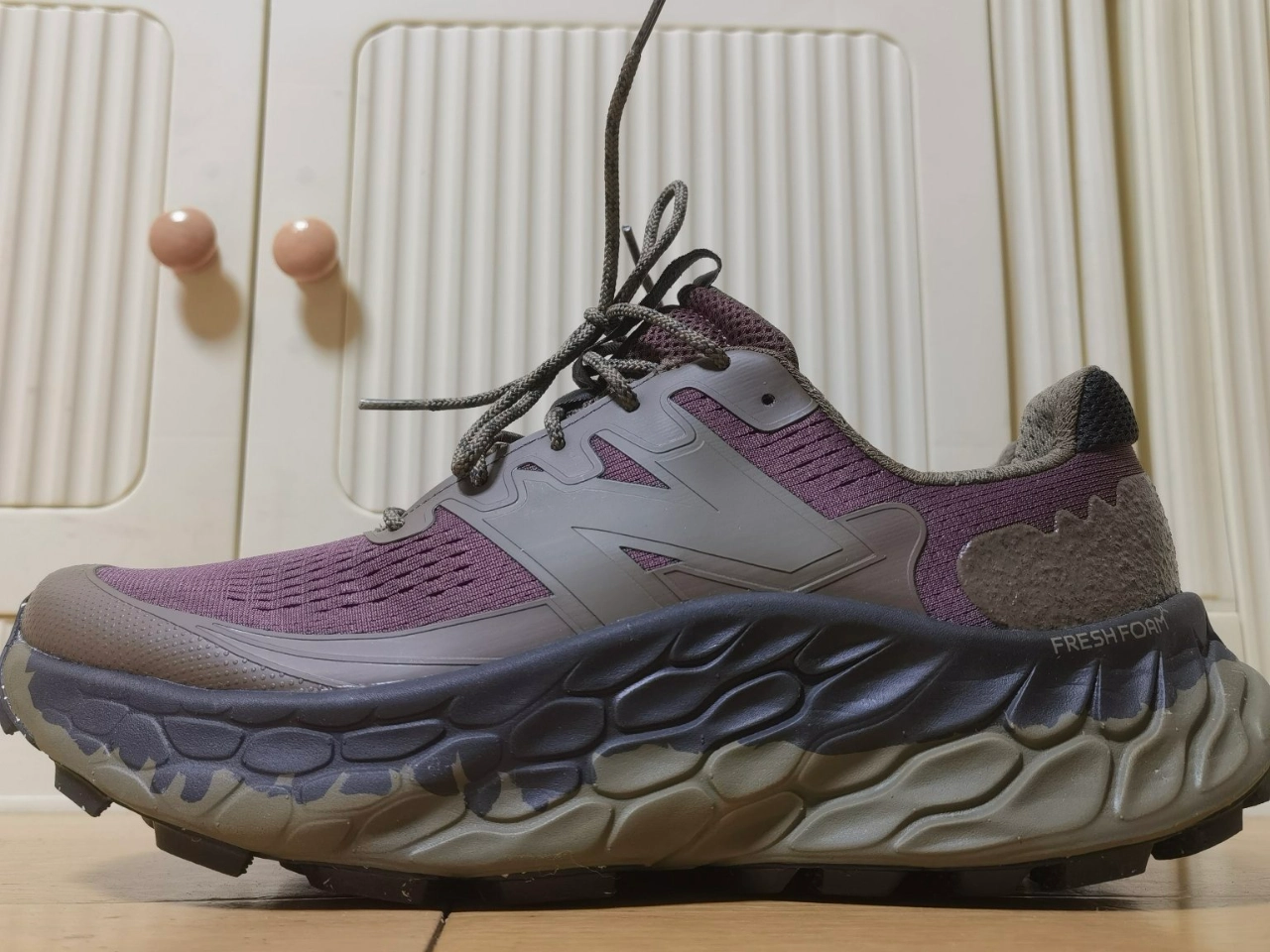 custom review-New Balance NB Свежий Foam X More Trail V3 Дышащие Низкие Кроссовки для Беговых Пути Мужские Коричнево-Зеленые