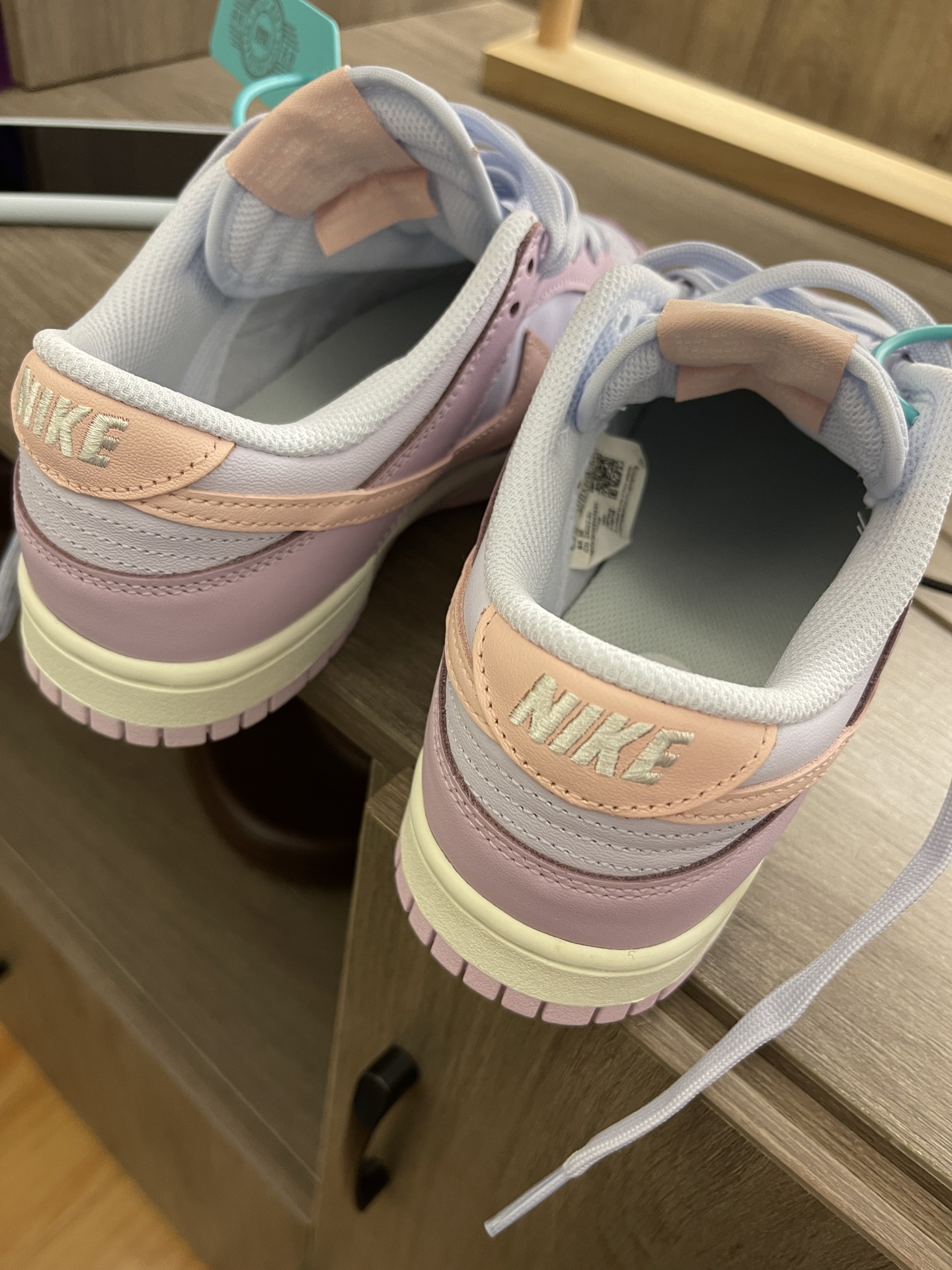 custom review-Nike Dunk 'ATMOSPHERE' Розовый Низкий Топ Скейтборд Кроссовки Женские Синий Фиолетовый Розовый
