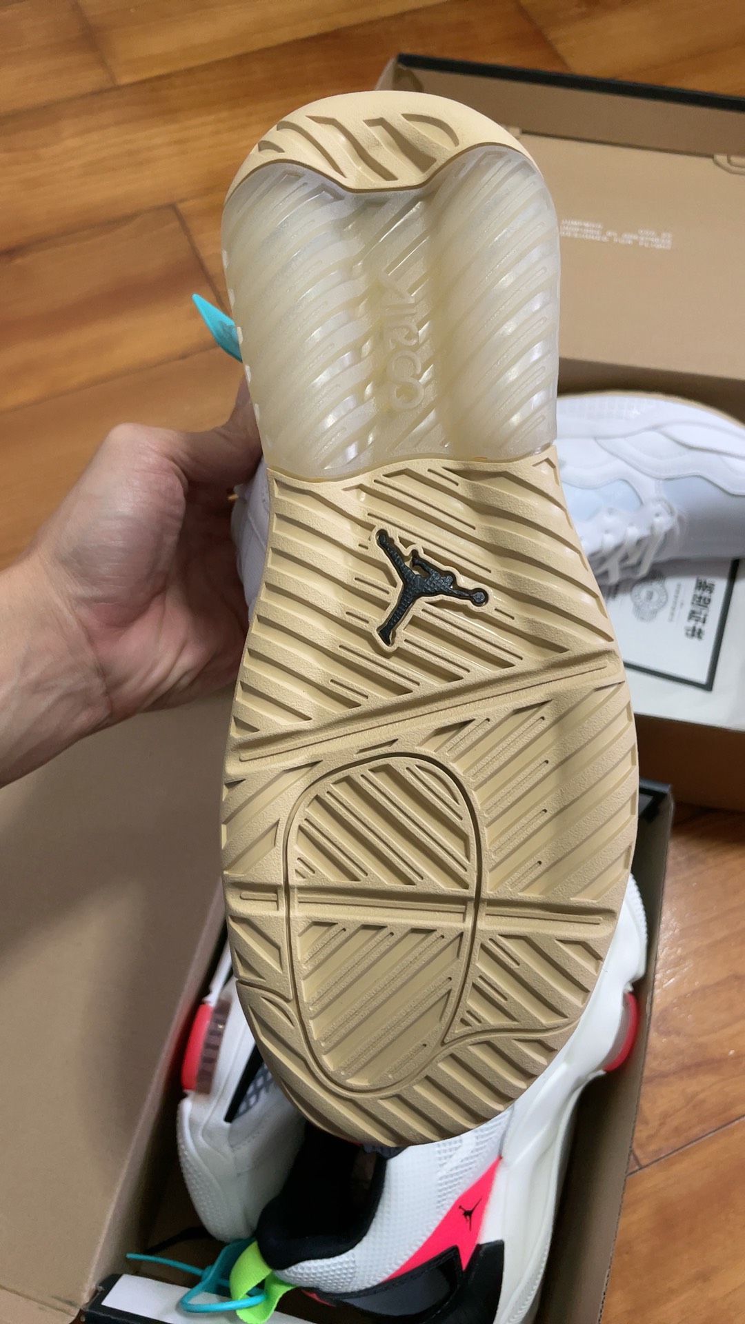 custom review-Джордан MA2 Slip-resistant Abrasion-resistant Low-top Air cushion Беговые кроссовки Мужские Белый Синий