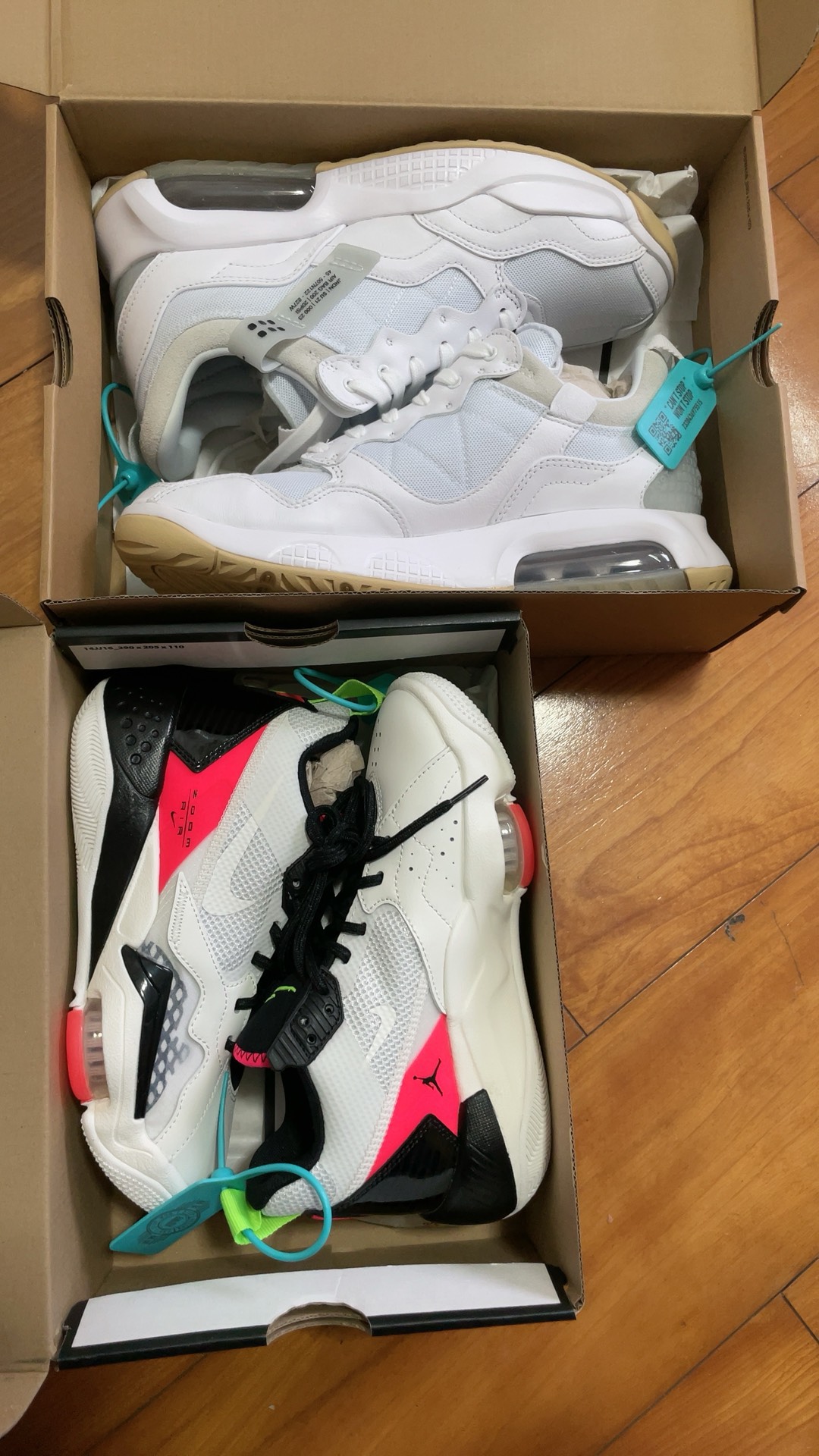 custom review-Джордан MA2 Slip-resistant Abrasion-resistant Low-top Air cushion Беговые кроссовки Мужские Белый Синий