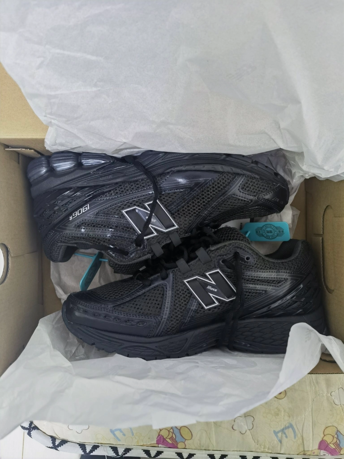 custom review-New Balance NB 1906R противоскользящие устойчивые к истиранию низкий топ повседневная беговая обувь унисекс черный