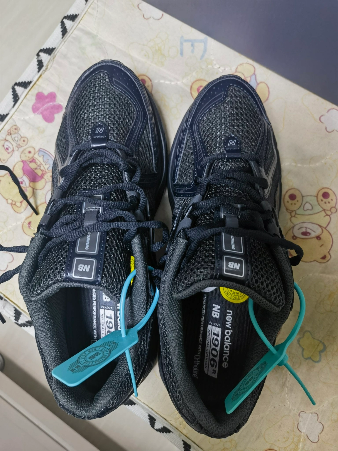 custom review-New Balance NB 1906R противоскользящие устойчивые к истиранию низкий топ повседневная беговая обувь унисекс черный