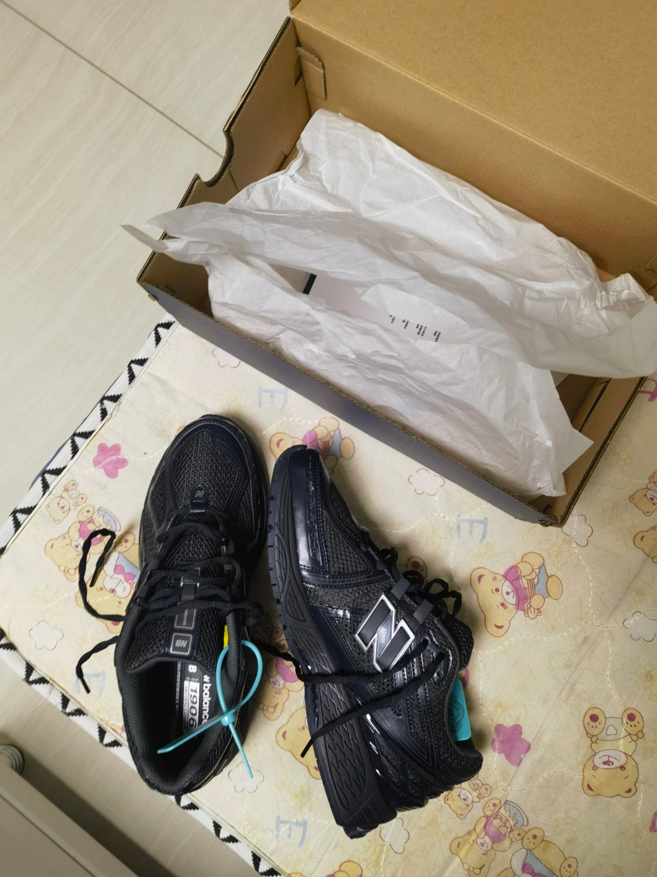 custom review-New Balance NB 1906R противоскользящие устойчивые к истиранию низкий топ повседневная беговая обувь унисекс черный