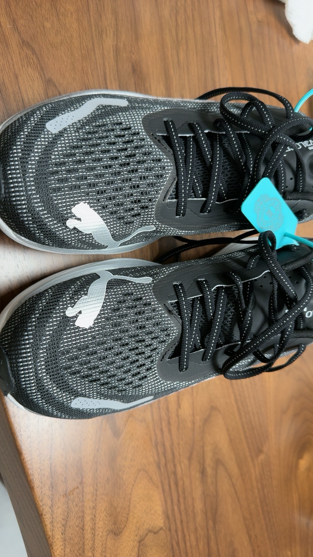 custom review-PUMA Velocity Nitro 3 Устойчивый к истиранию Низкий Топ Повседневные Городские Кроссовки для Коммуникативных Беговых Кроссовки Унисекс Черный Белый