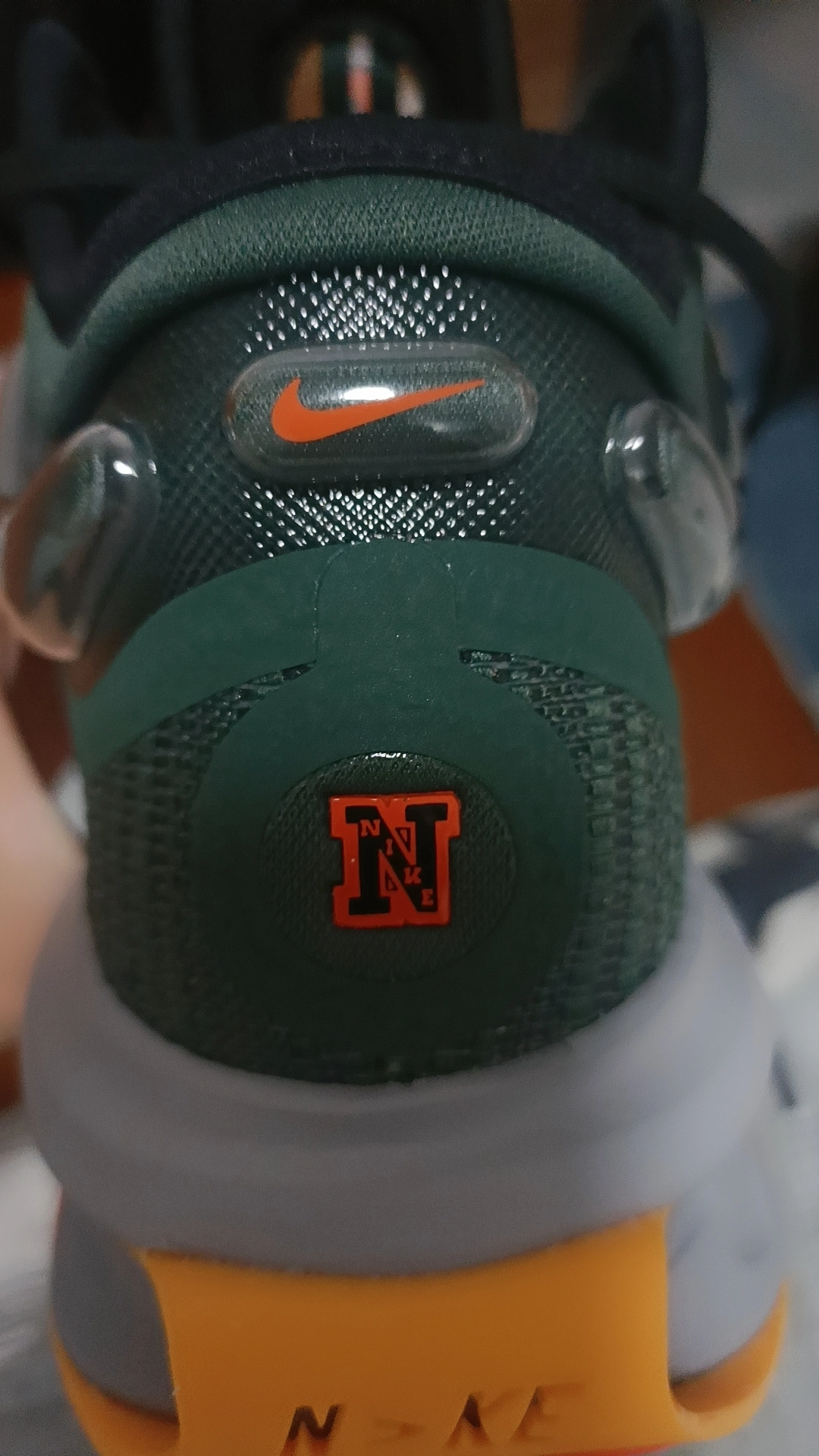 custom review-Nike Air Zoom g.T. Jump 2 EP Low Топ Баскетбольные кроссовки Мужской Зеленый оранжевый