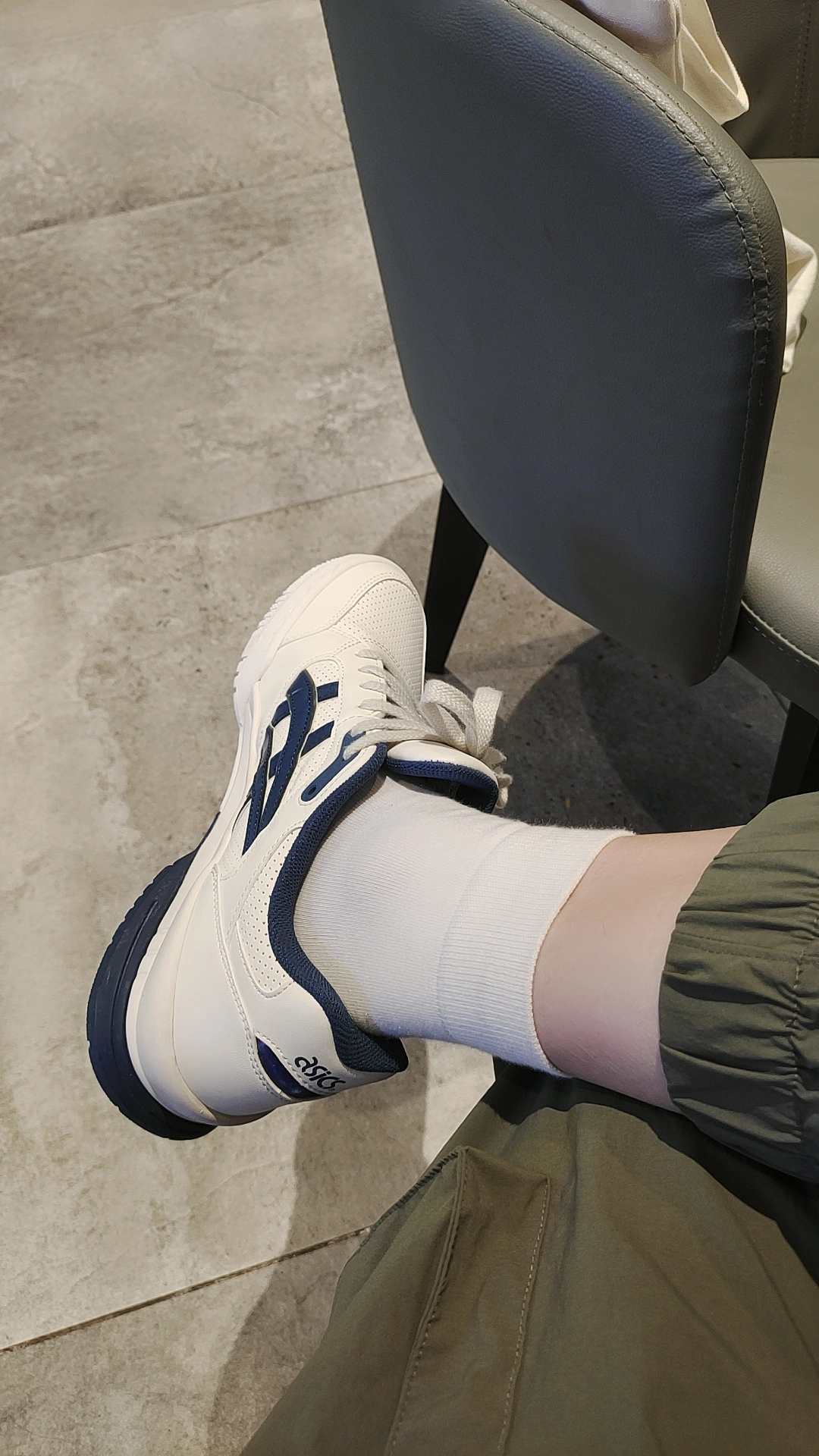 custom review-Asics Гель Spotlyte Low Синтетическая кожа Низкий топ Винтажные баскетбольные кроссовки Унисекс Jazz Синий