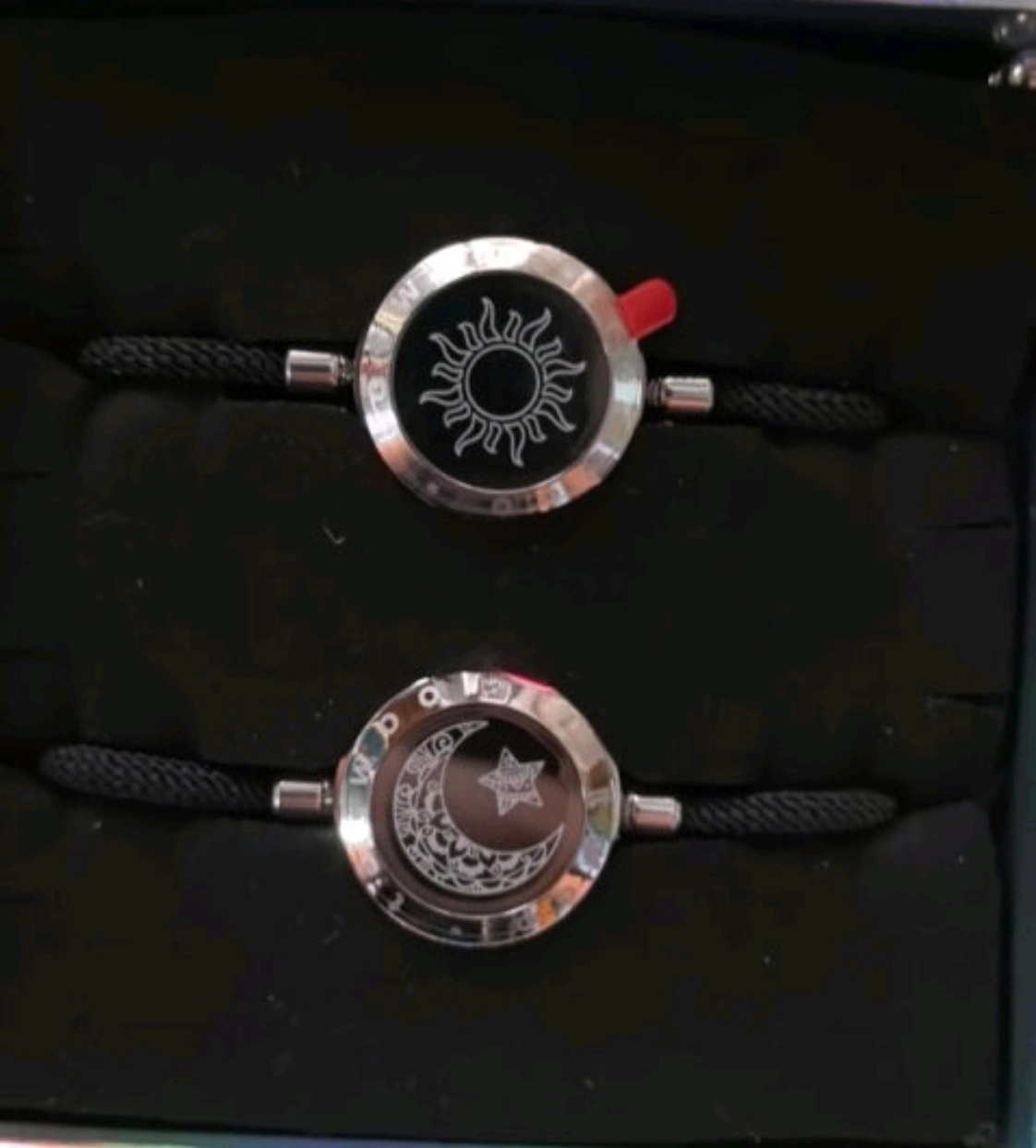 totwoo异地恋心有灵犀情侣手链一对 震动感应手环送女朋友七夕礼物