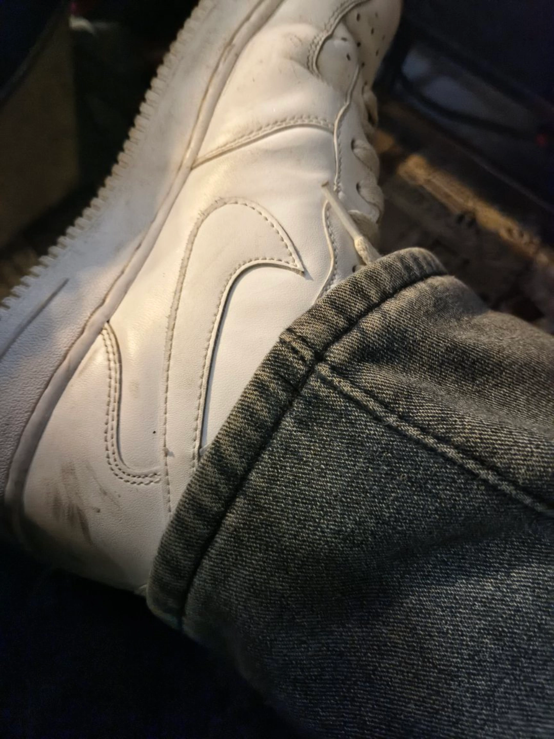 custom review-Nike Air FORCE 1 MID Топ Скейтборд Кроссовки Мужской Чисто Белый