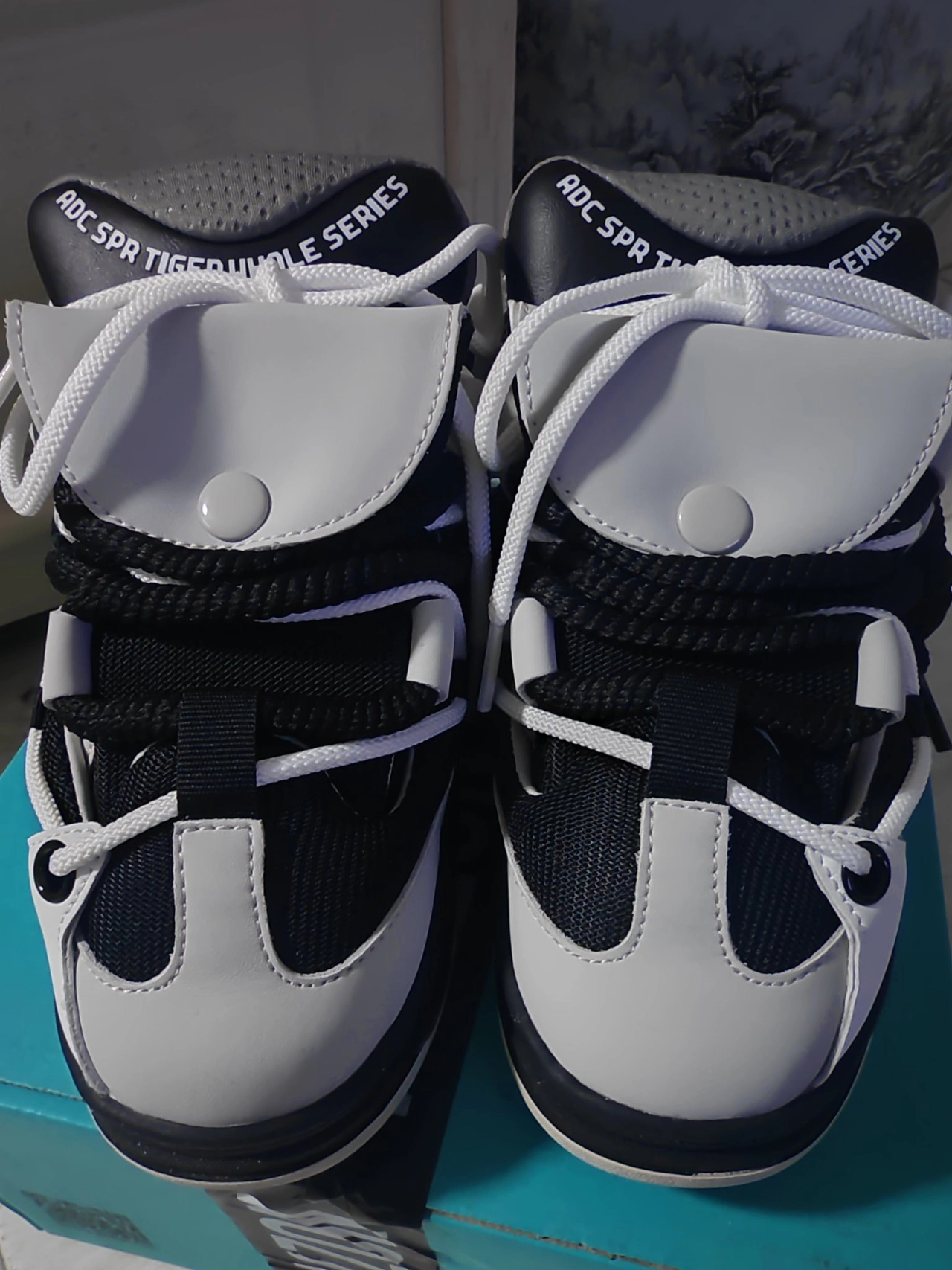 custom review-ADCDAVINCI Кит Коллекция Противоскользящие амортизаторы Slip Resistant Low Топ Кроссовки для скейтбординга Unisex Черный Белый