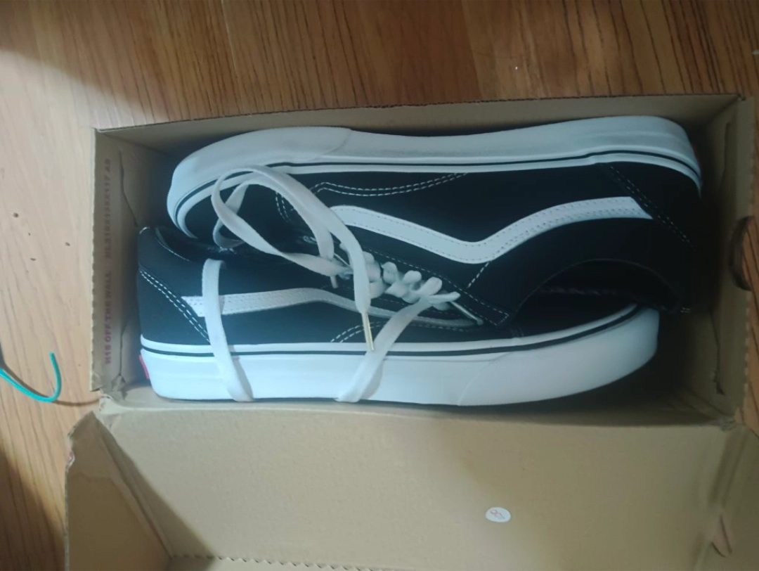 custom review-Vans Old Skool Черный Низкий Топ Скейтборд Кроссовки Унисекс Черный Белый